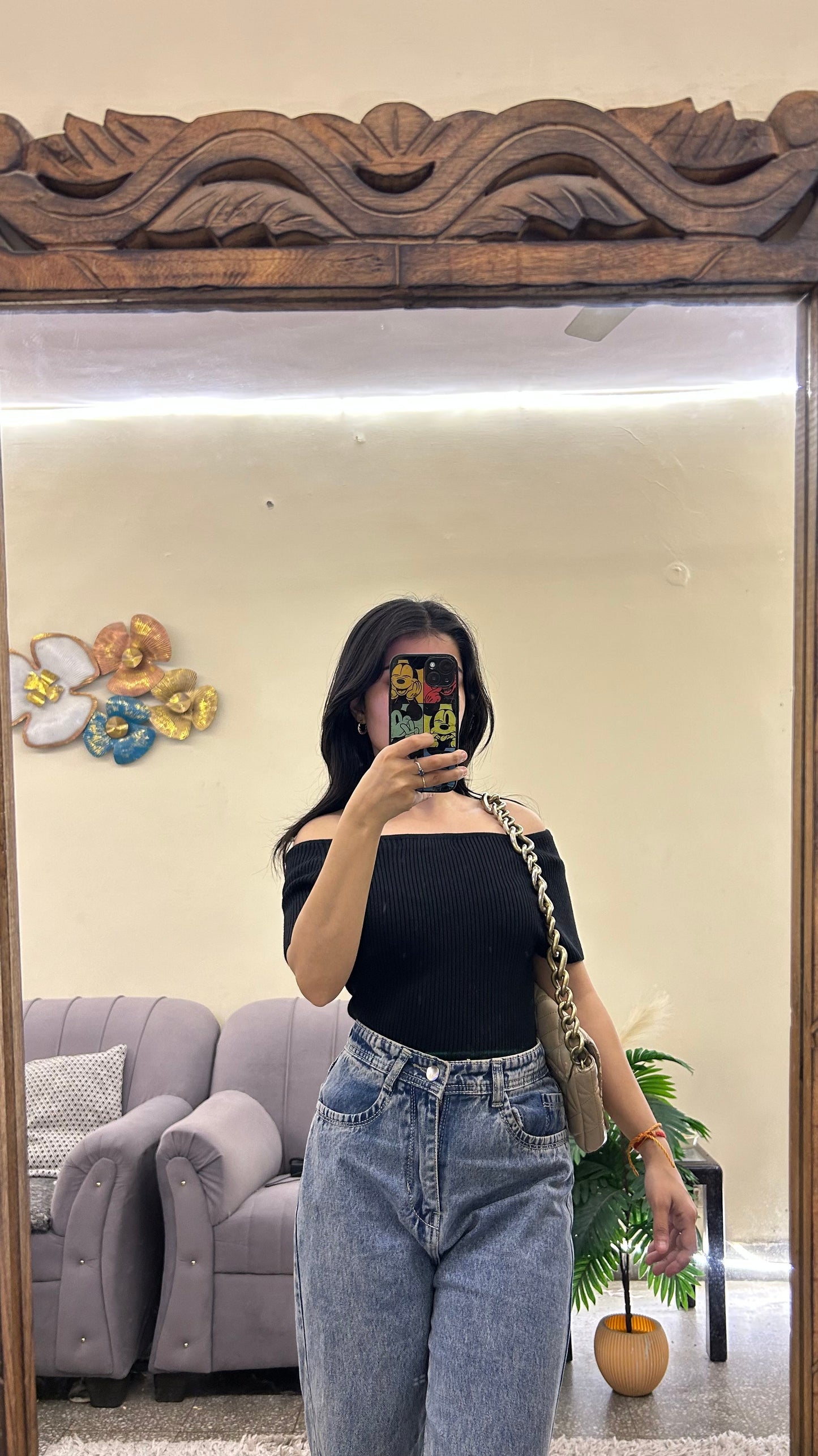 Cute top 32-34 bust ( stretchable)