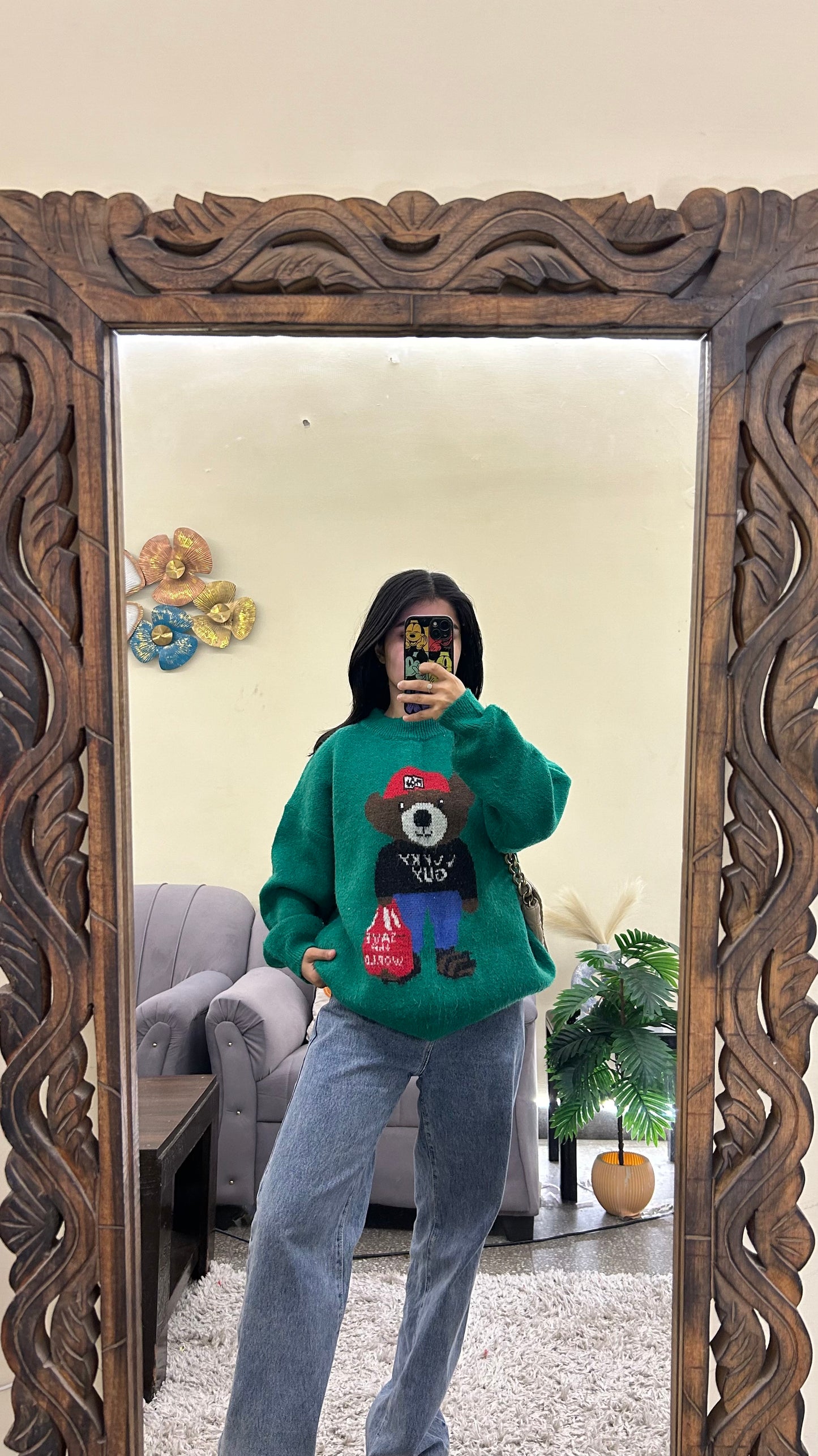 Cute sweater M-L