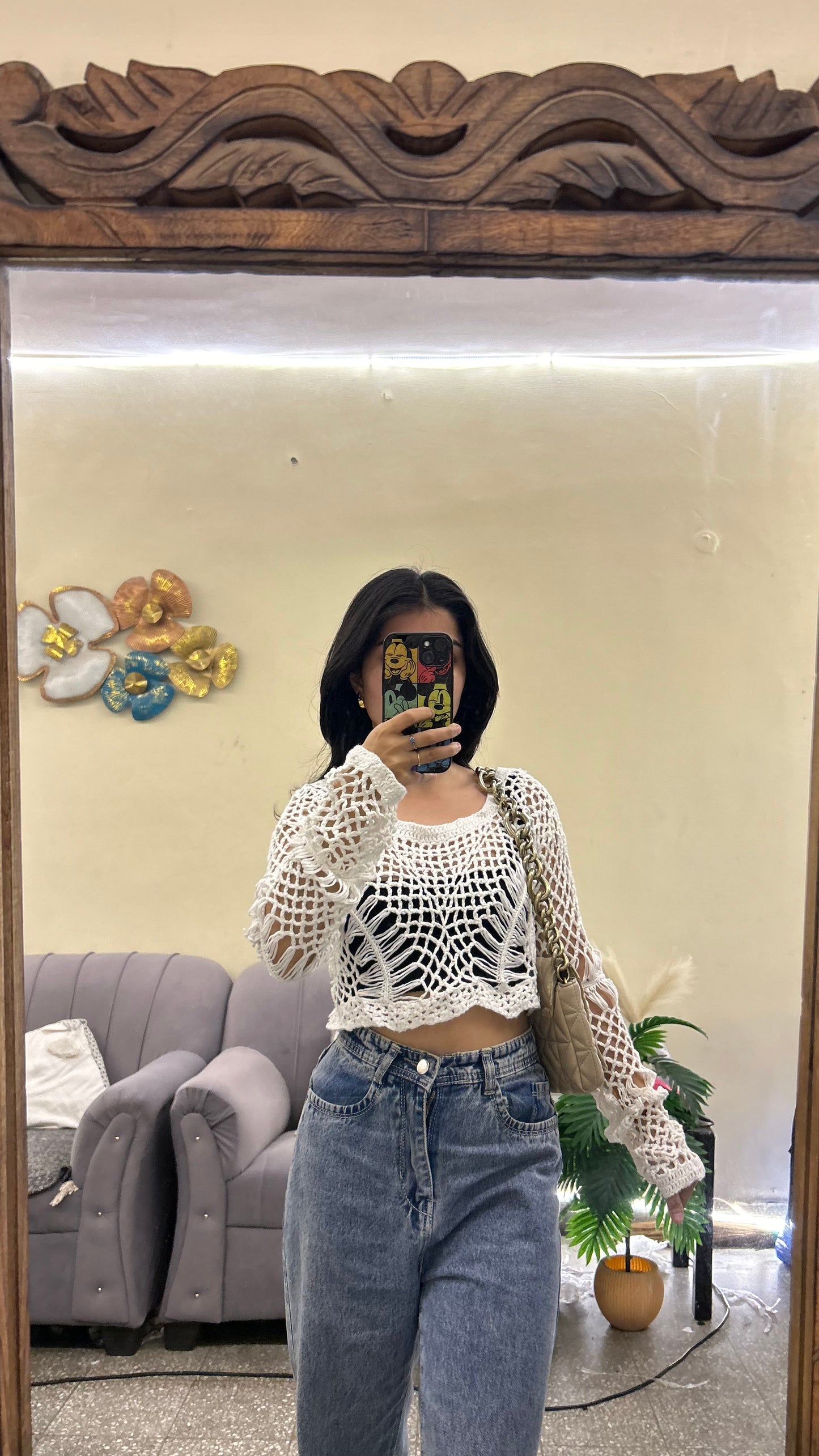 Crochet top XS-S