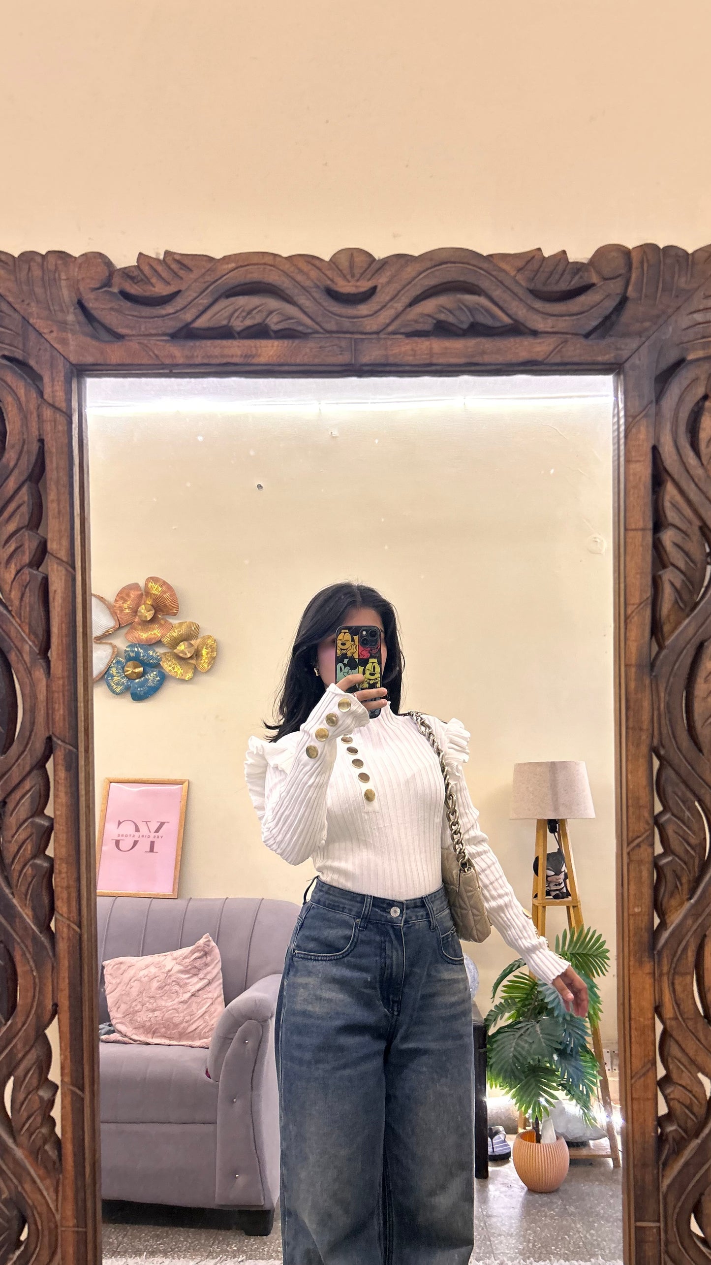 102)Semi winter cute tops🌸32-34