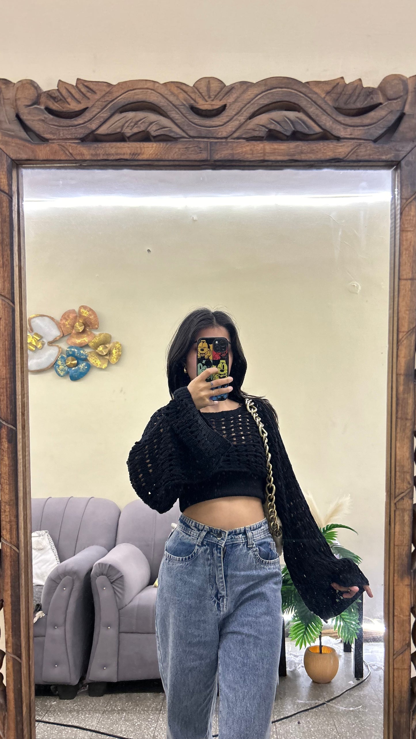 Crochet top M
