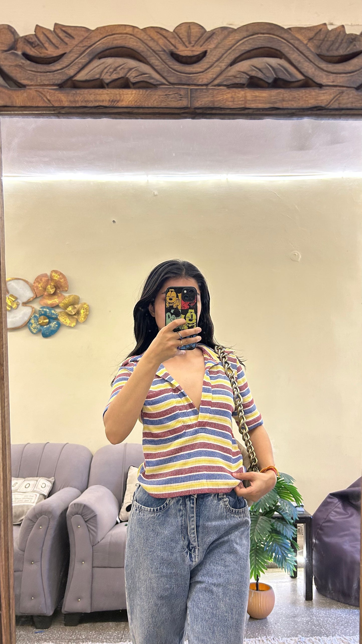 Cute top zara M