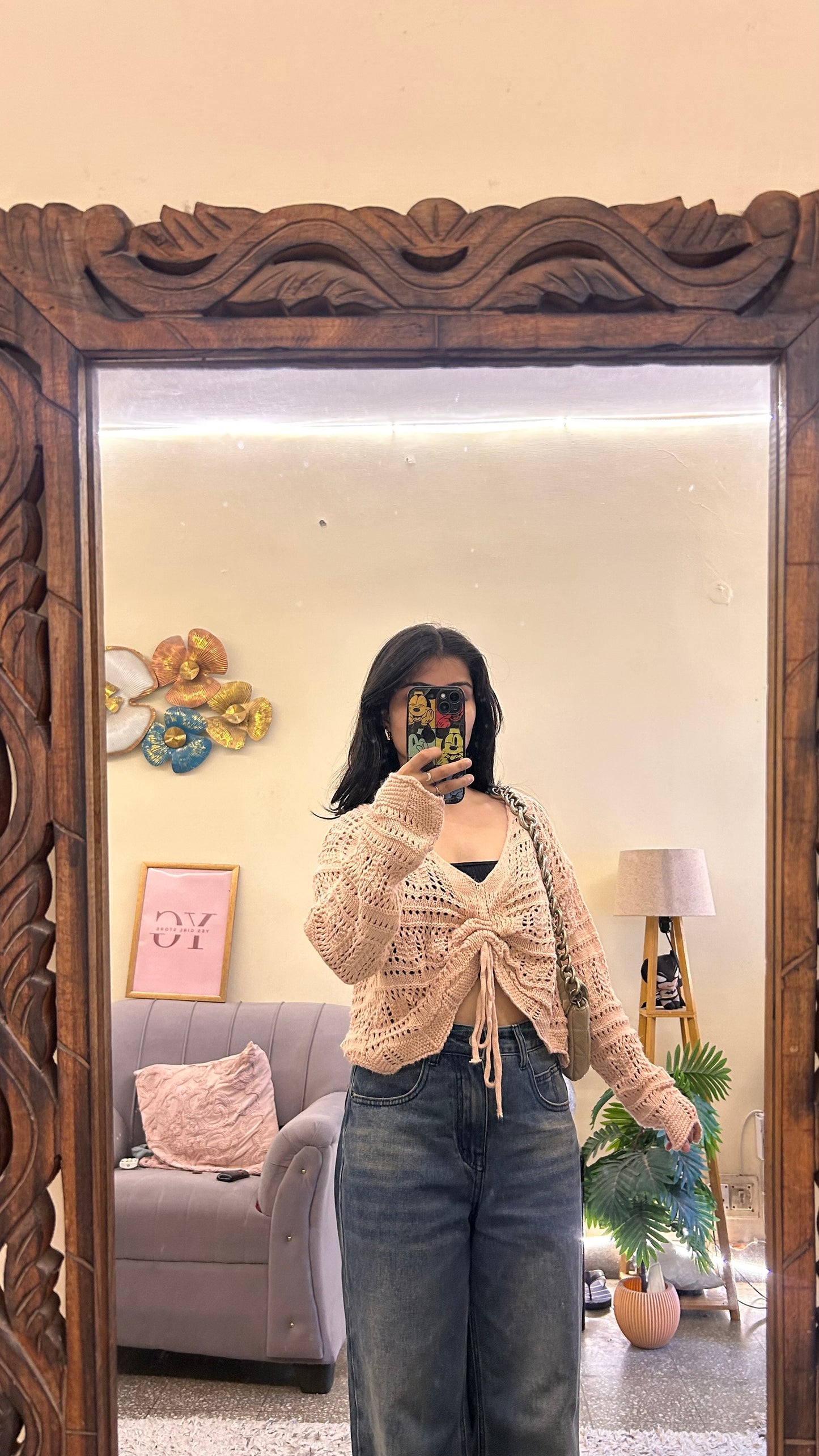 66)Semi winter cute tops🌸34-36