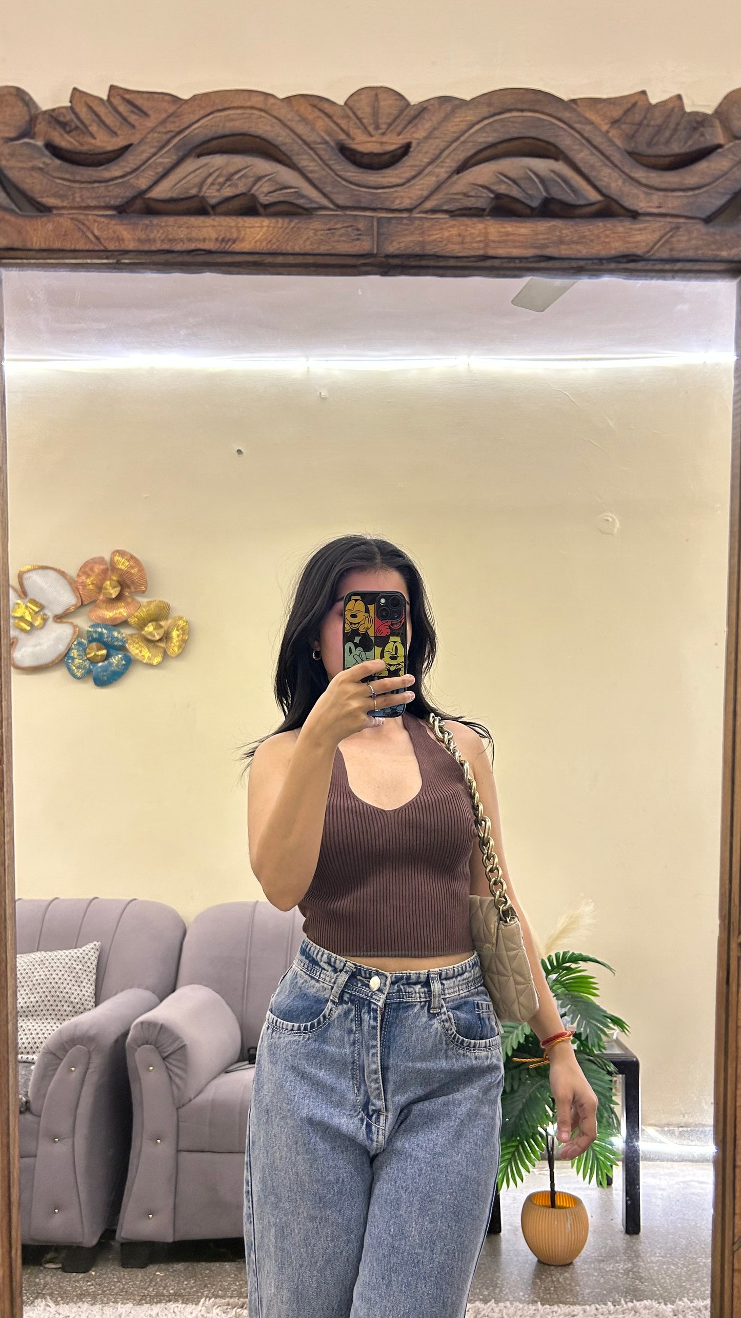 Halter neck top 32-35 bust