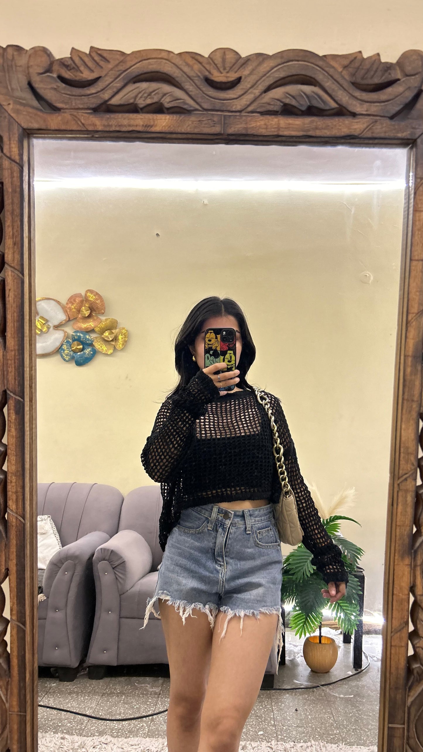 Cute crochet top S