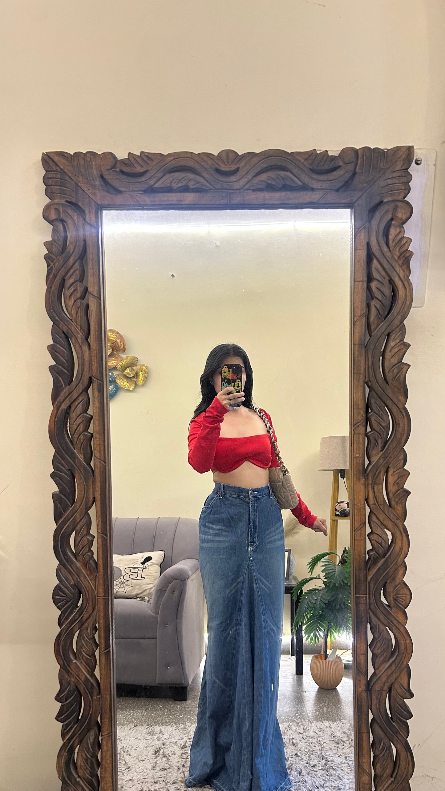 69) Korean skirt 38 waist/l:42