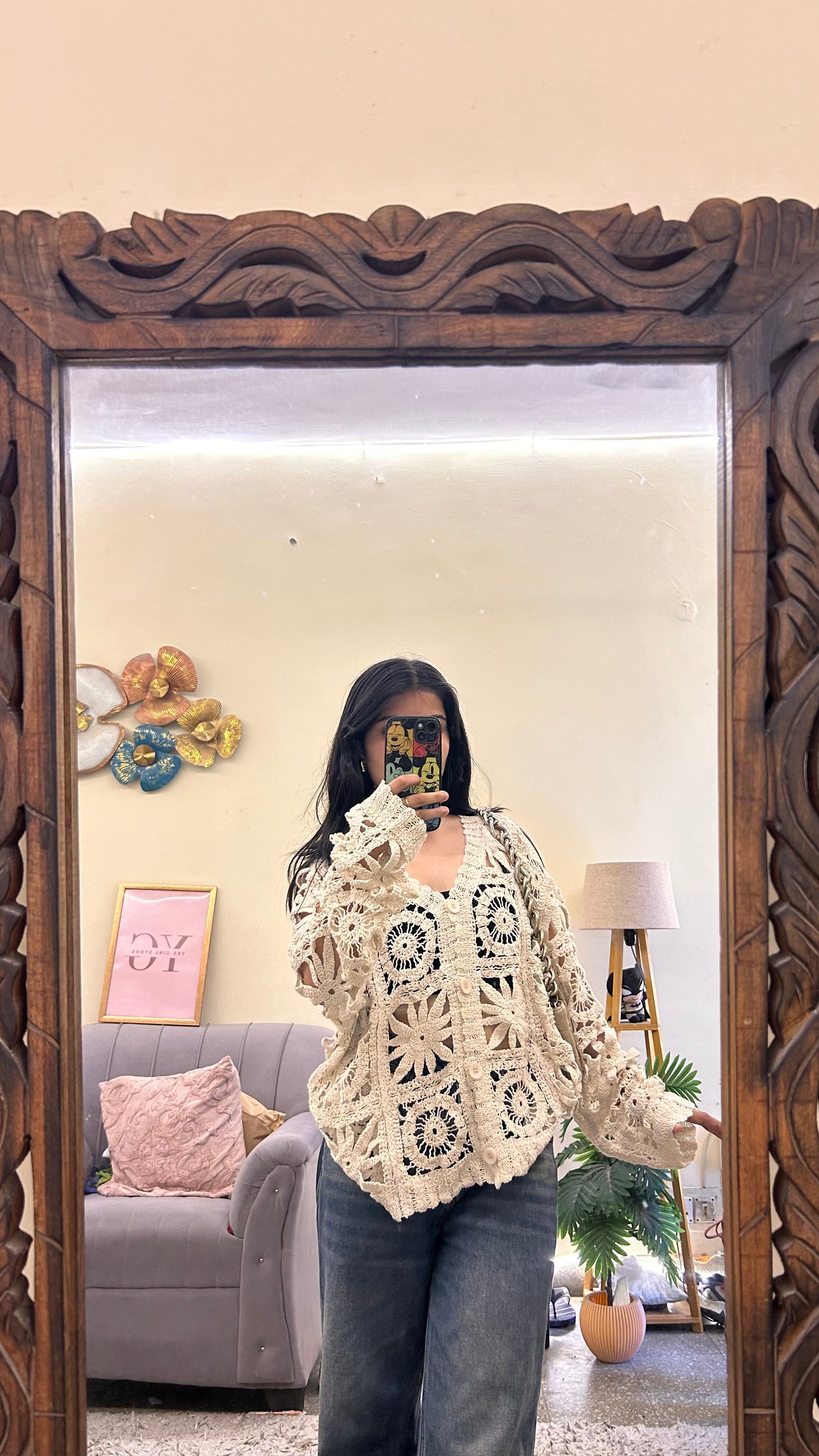 120)Semi winter cute tops🌸36-38