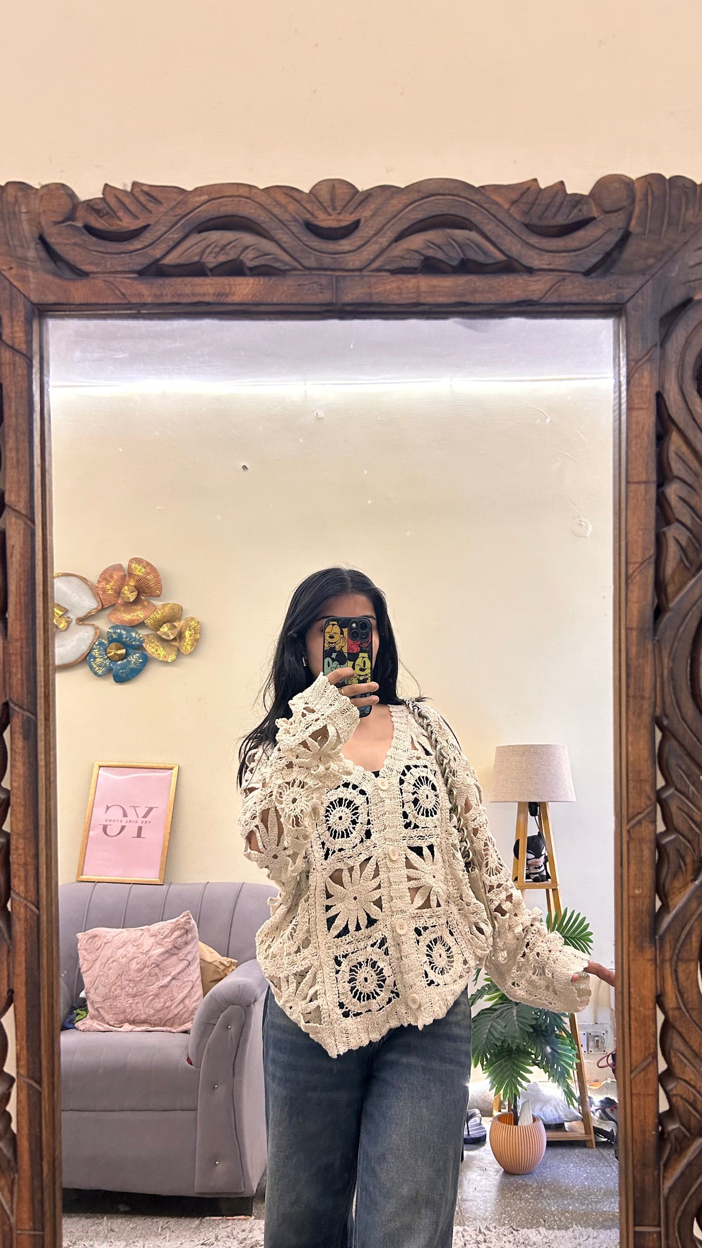 120)Semi winter cute tops🌸36-38
