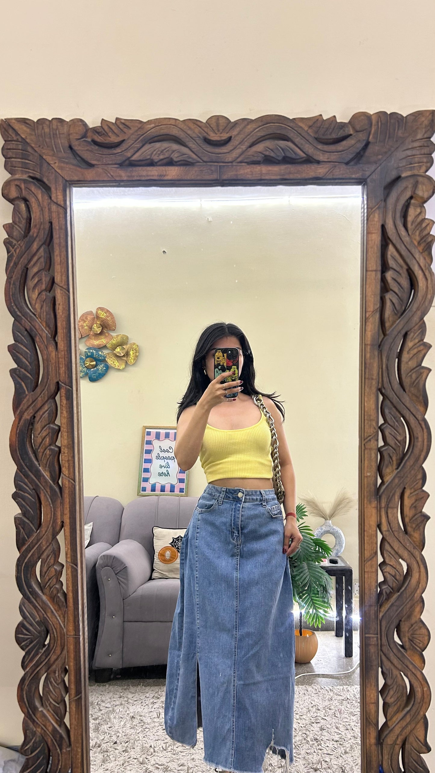 99) Korean skirt 28 waist/l:31