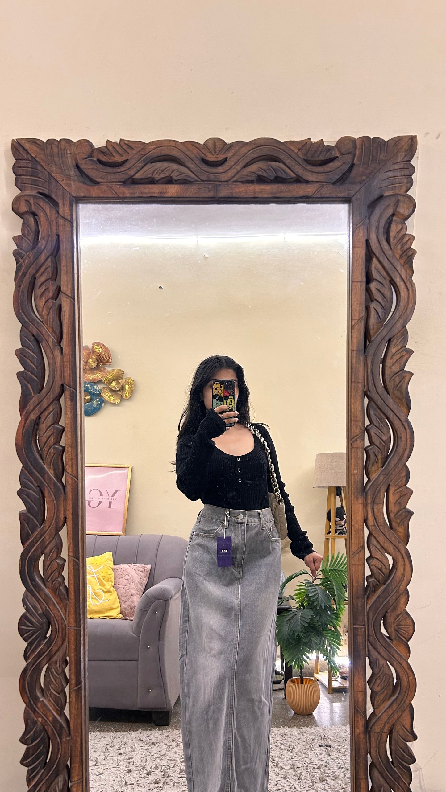 42)korean skirts waist -30 /L 38