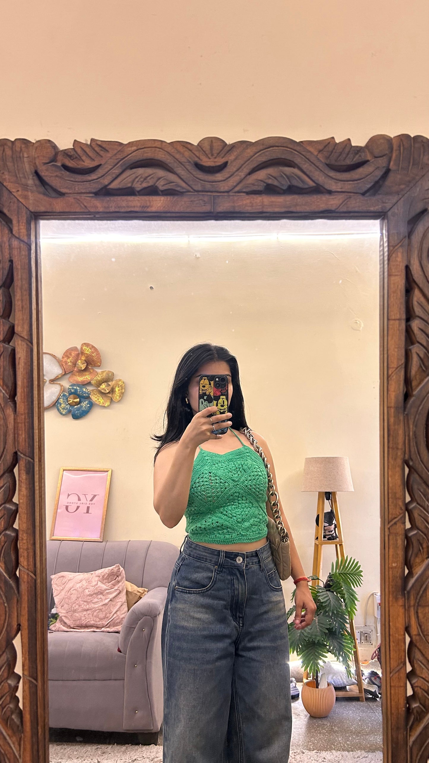 140) crochetcute tops🌸bust 34 / l- 13