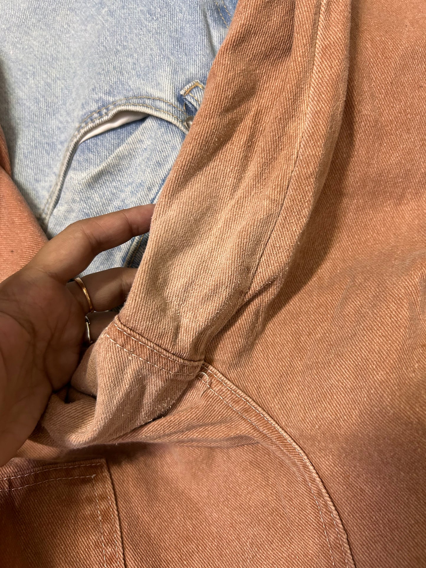 7) thrifted jeans waist - 34/ L-42