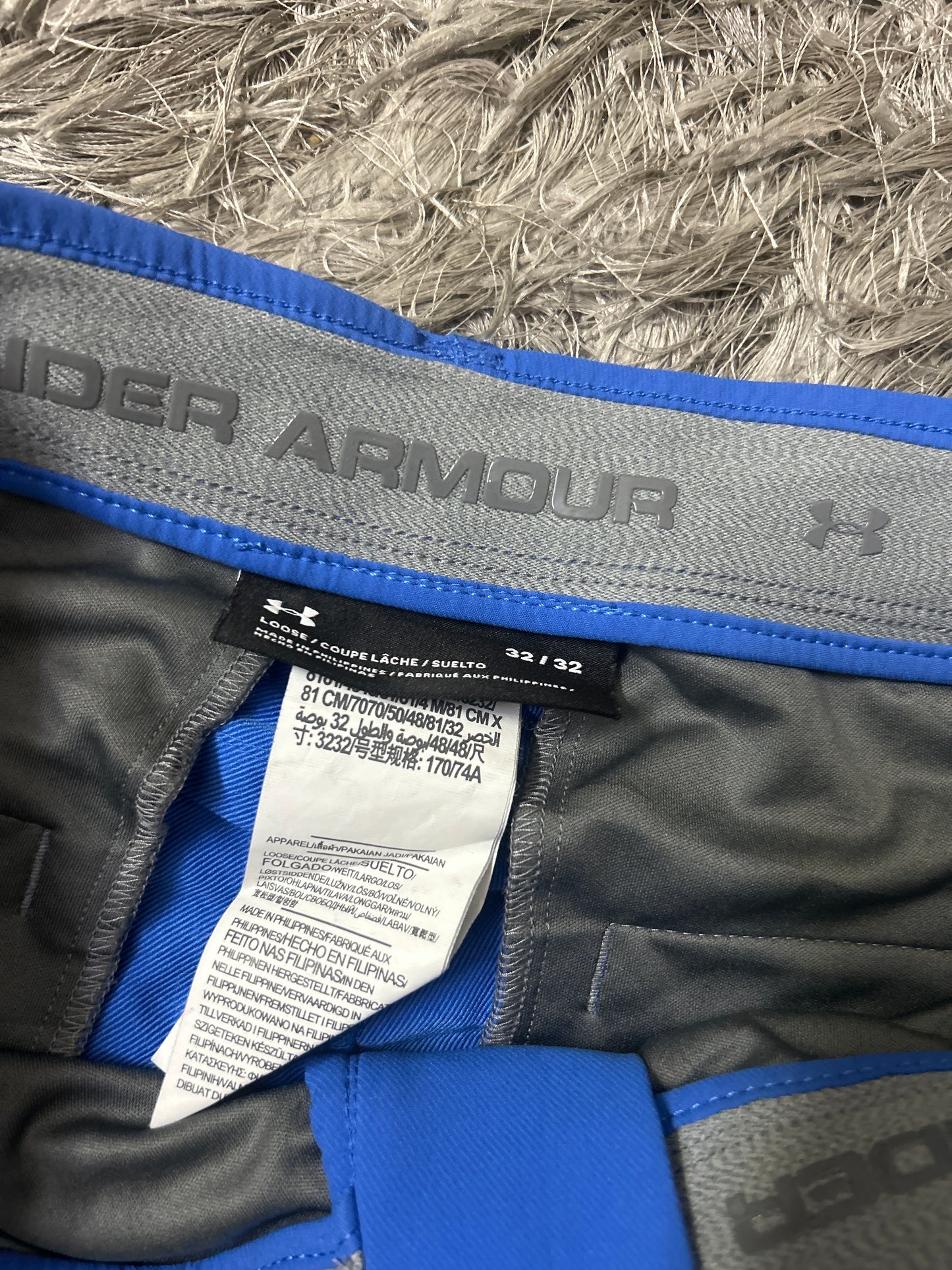 Under armour pants 34 waist/l:40/hips:44