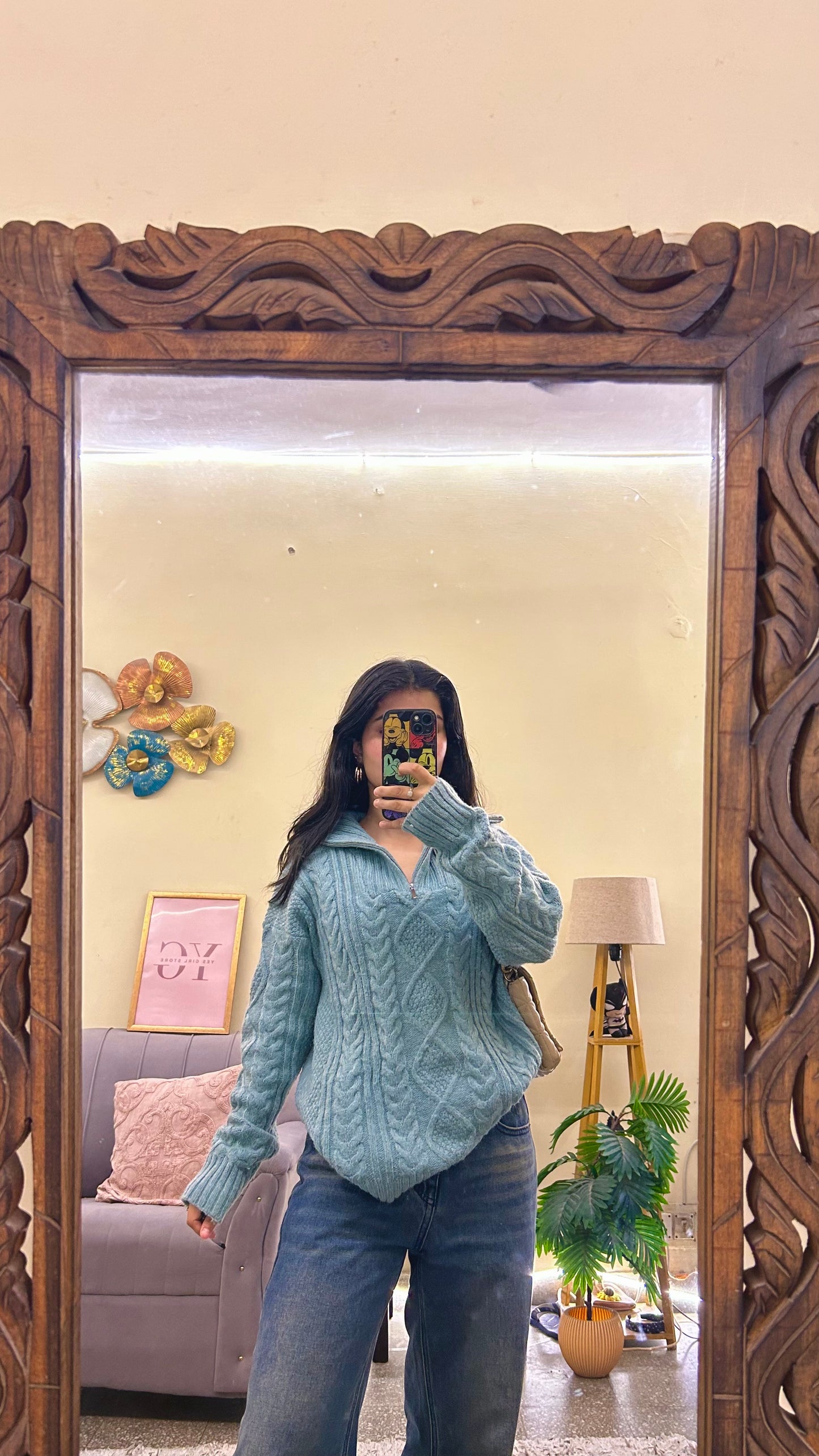 50)pintrest sweater upto size:S-M