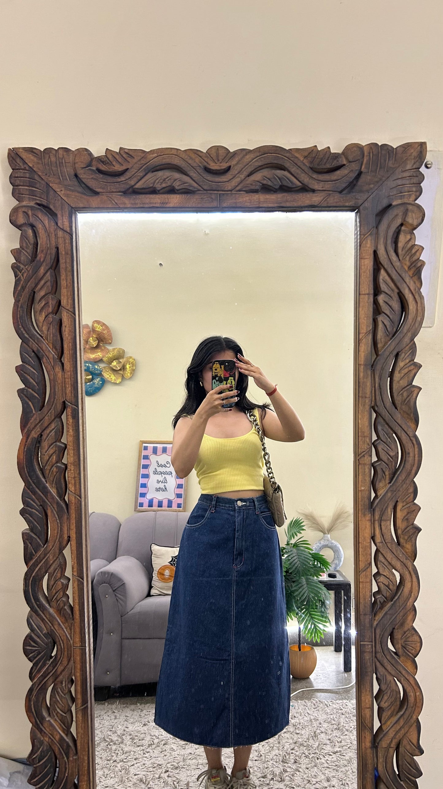 79) Korean skirt 28 waist/l:29