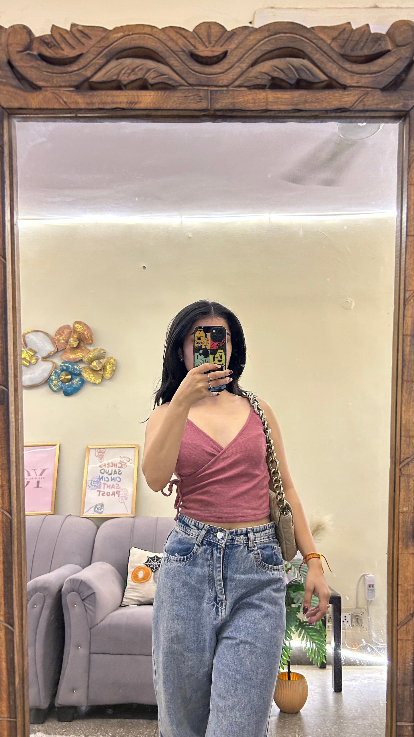 Thrifted top 32-34 bust