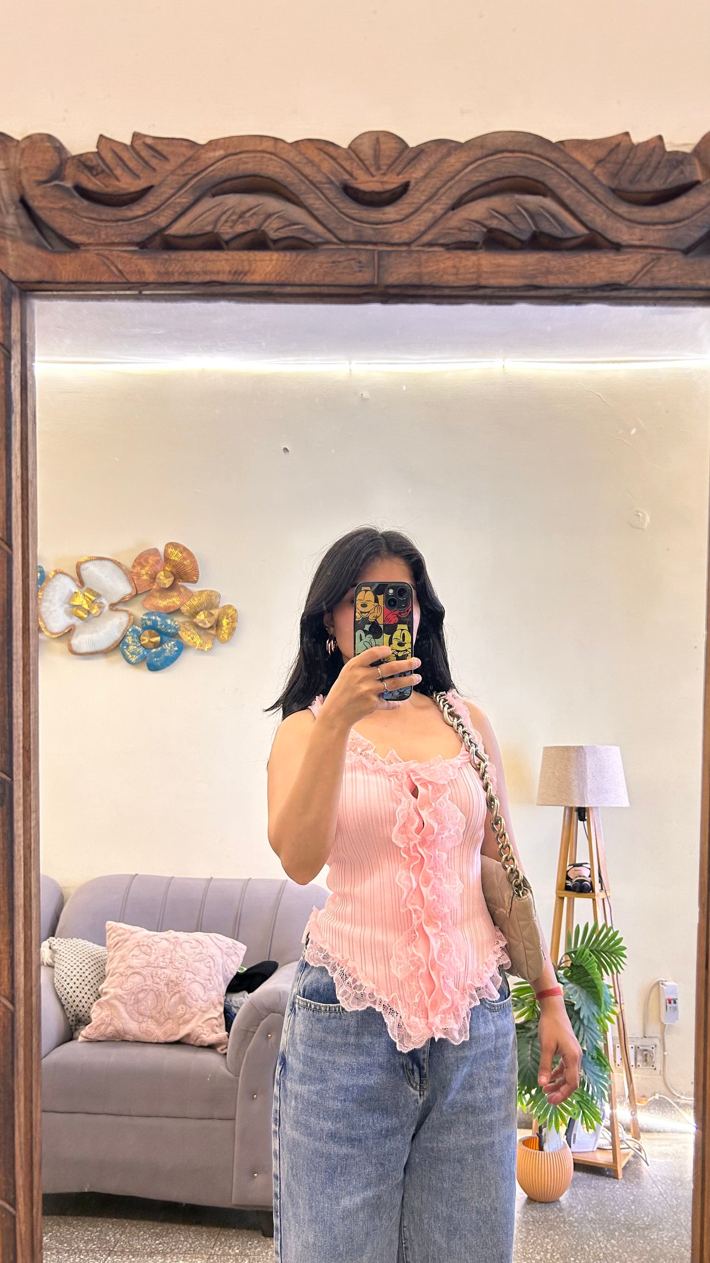 49) cute top 30-32 bust
