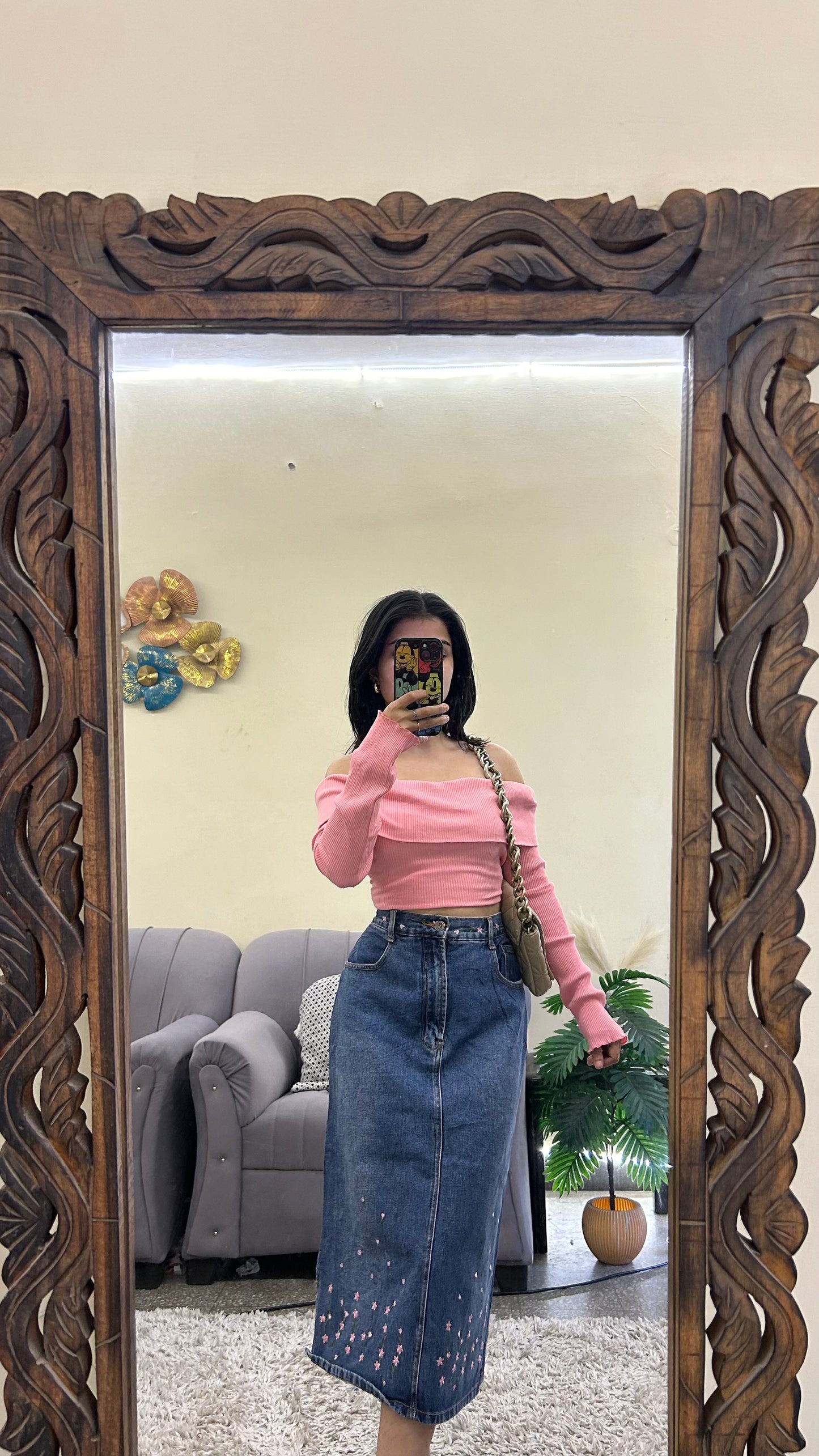 18)Cute skirt 28 waist/l:28