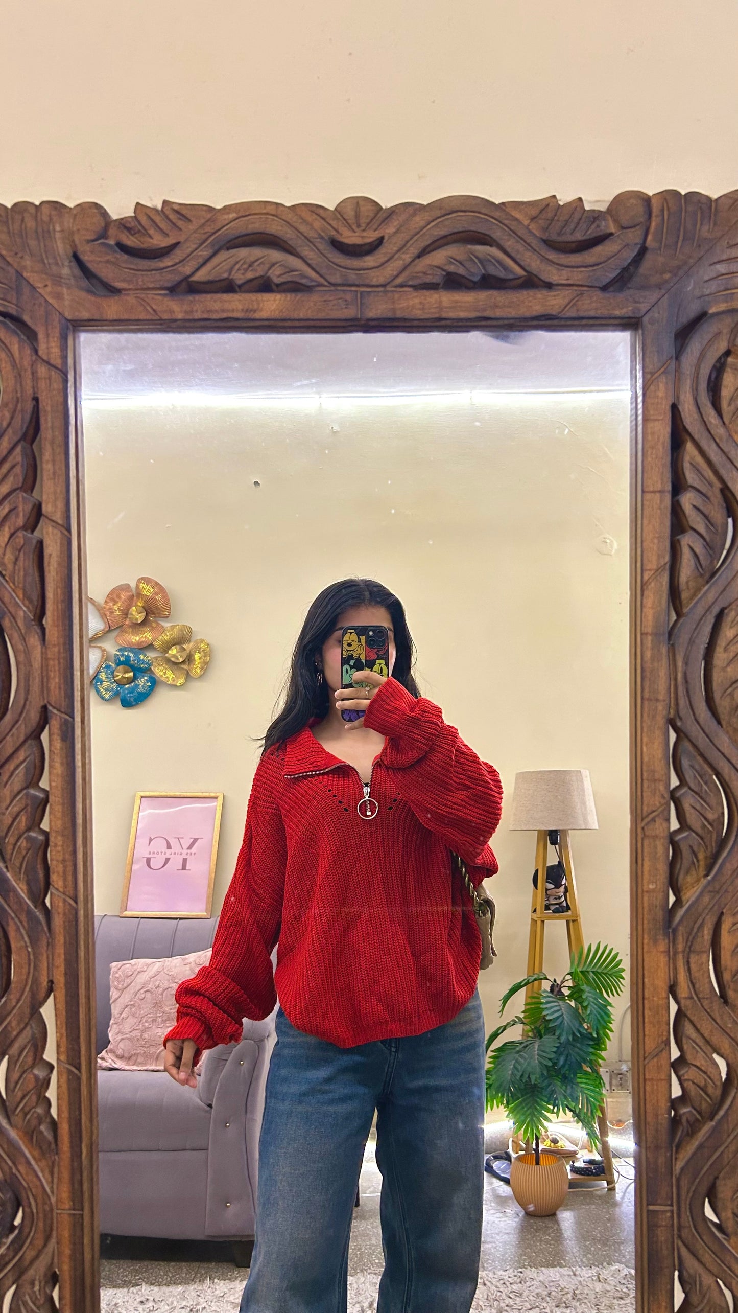 48)pintrest sweater upto size:S-M