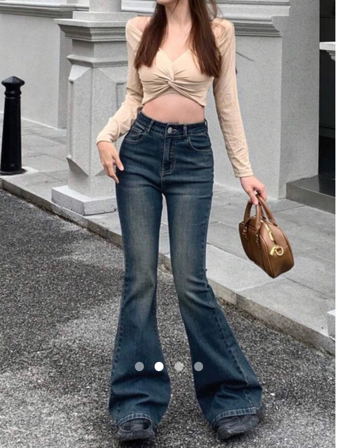 19) boot cut jeans waist - 28/ L-41