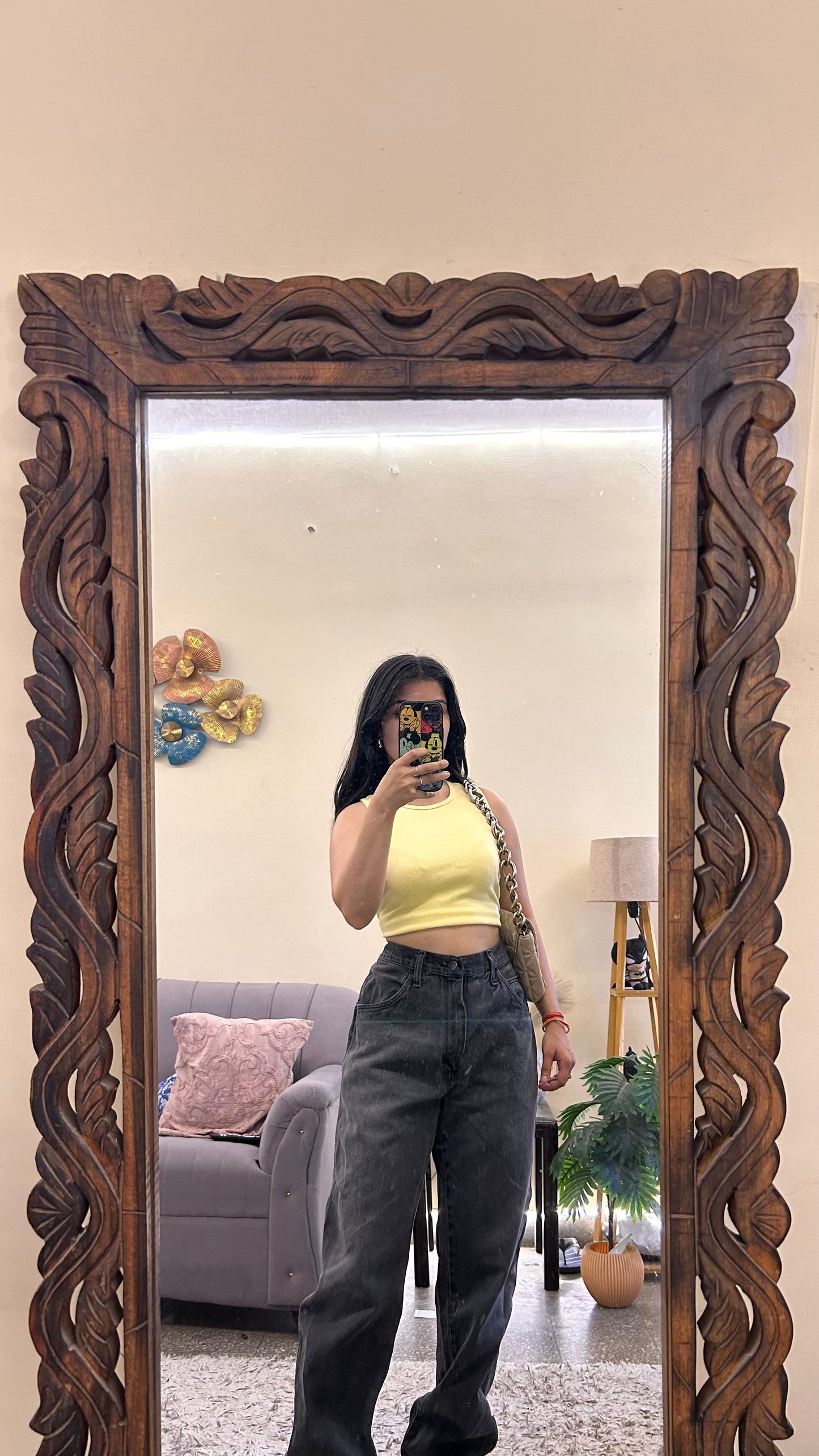 18) thrifted jeans waist - 34/ L-40