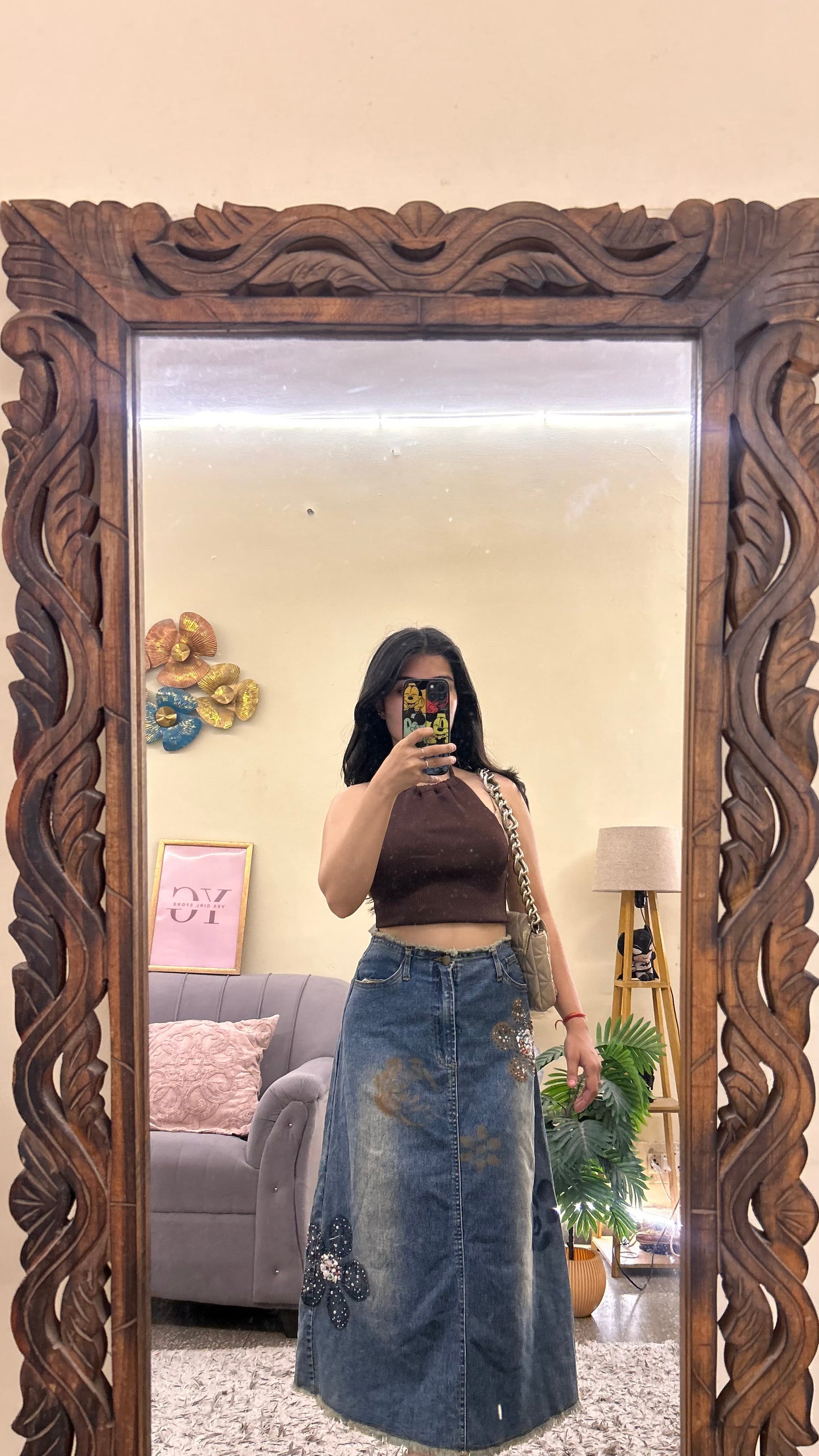 2)korean skirts waist -28 /L 29
