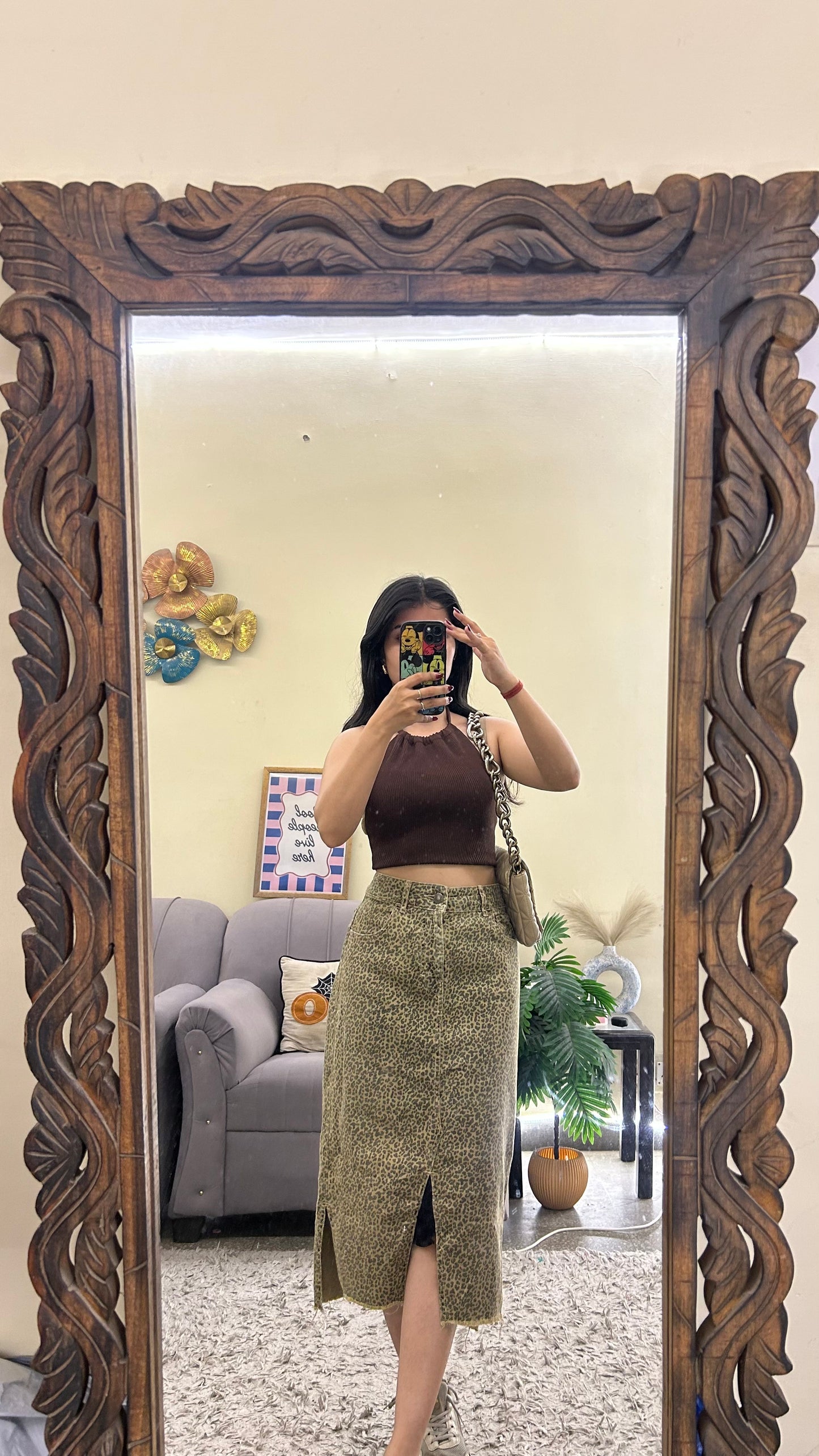 68) zara skirt 30 waist/l:27