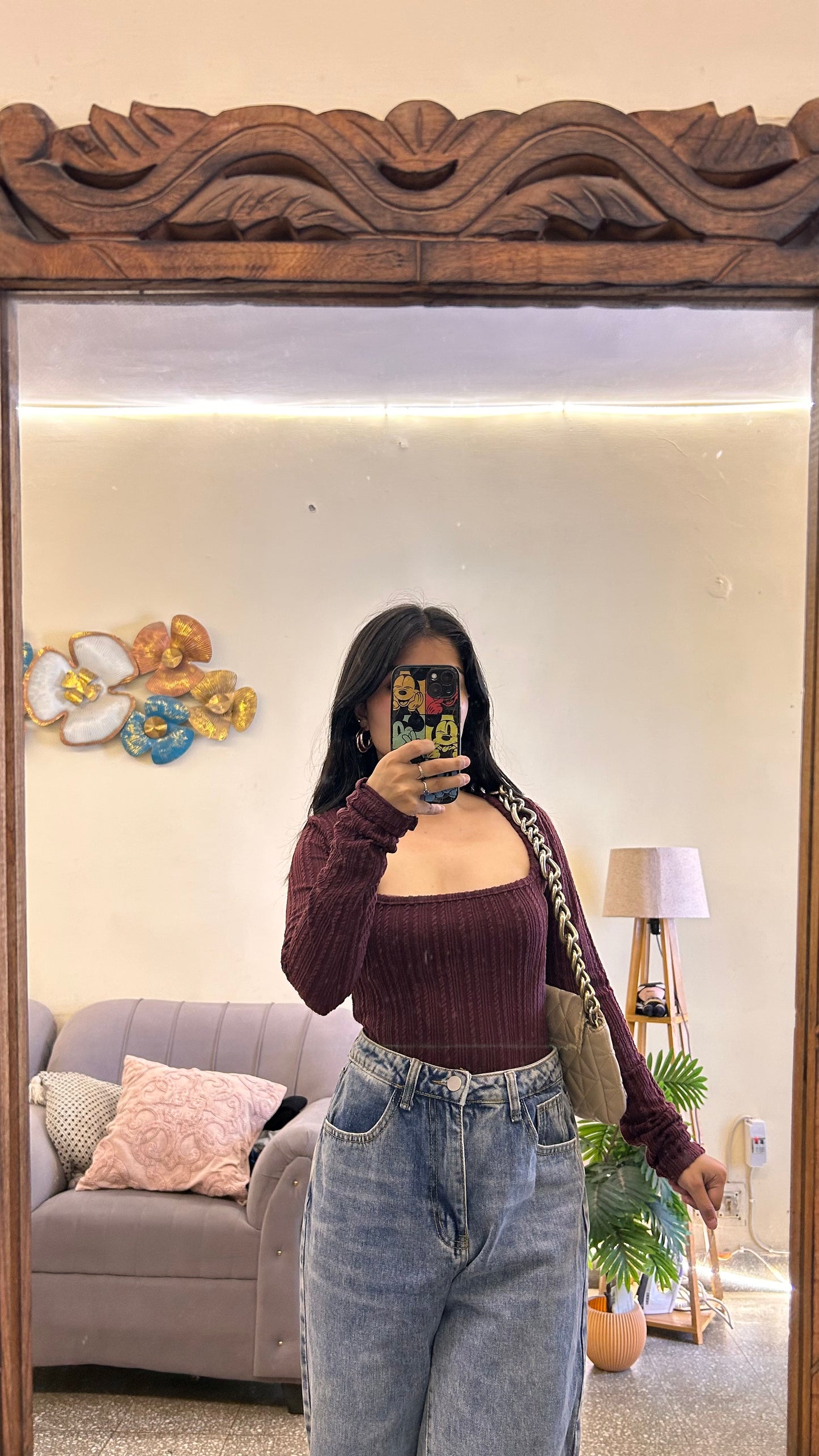 39) cute top 32-34 bust