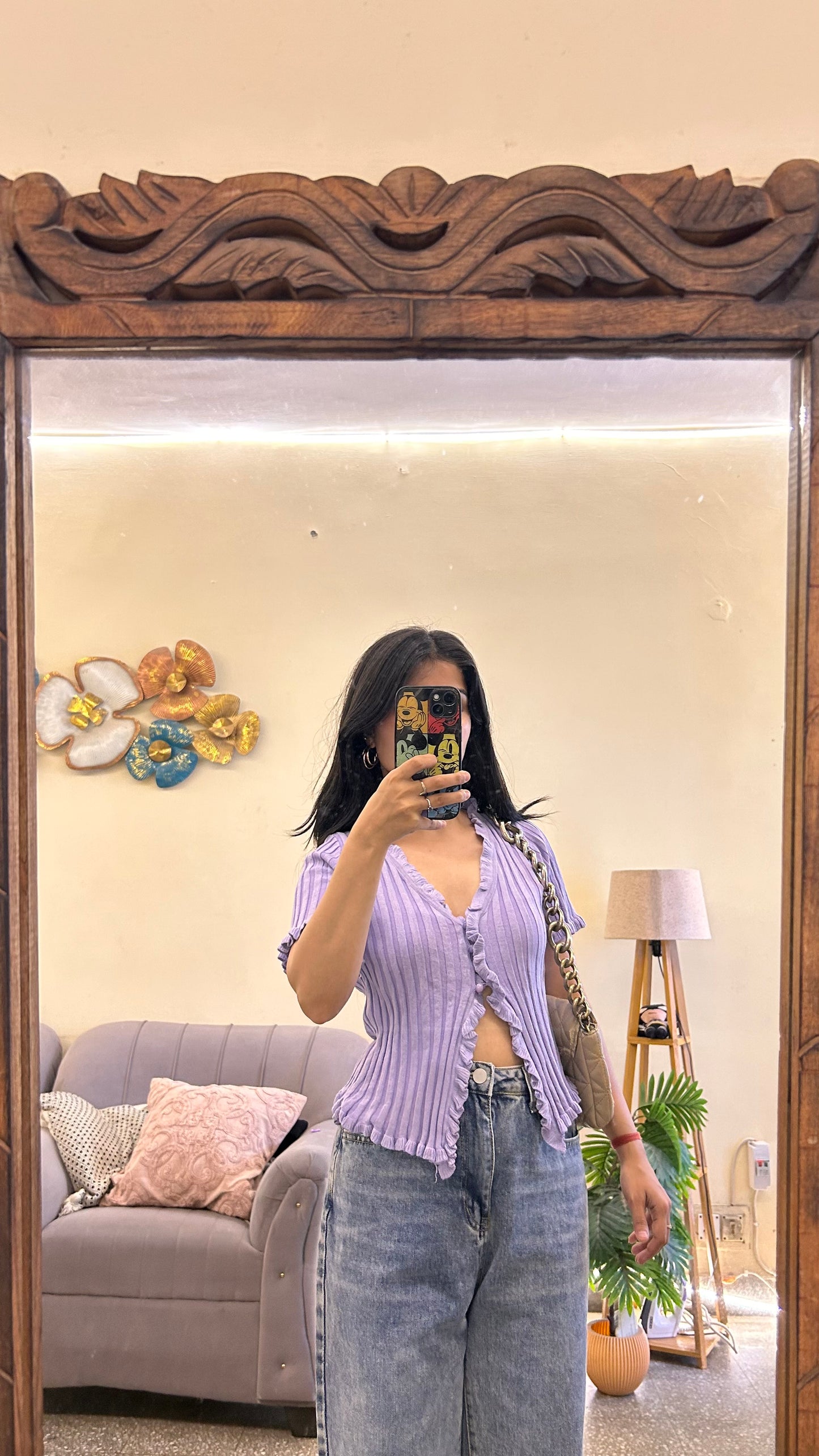 90) cute top 32-35 bust