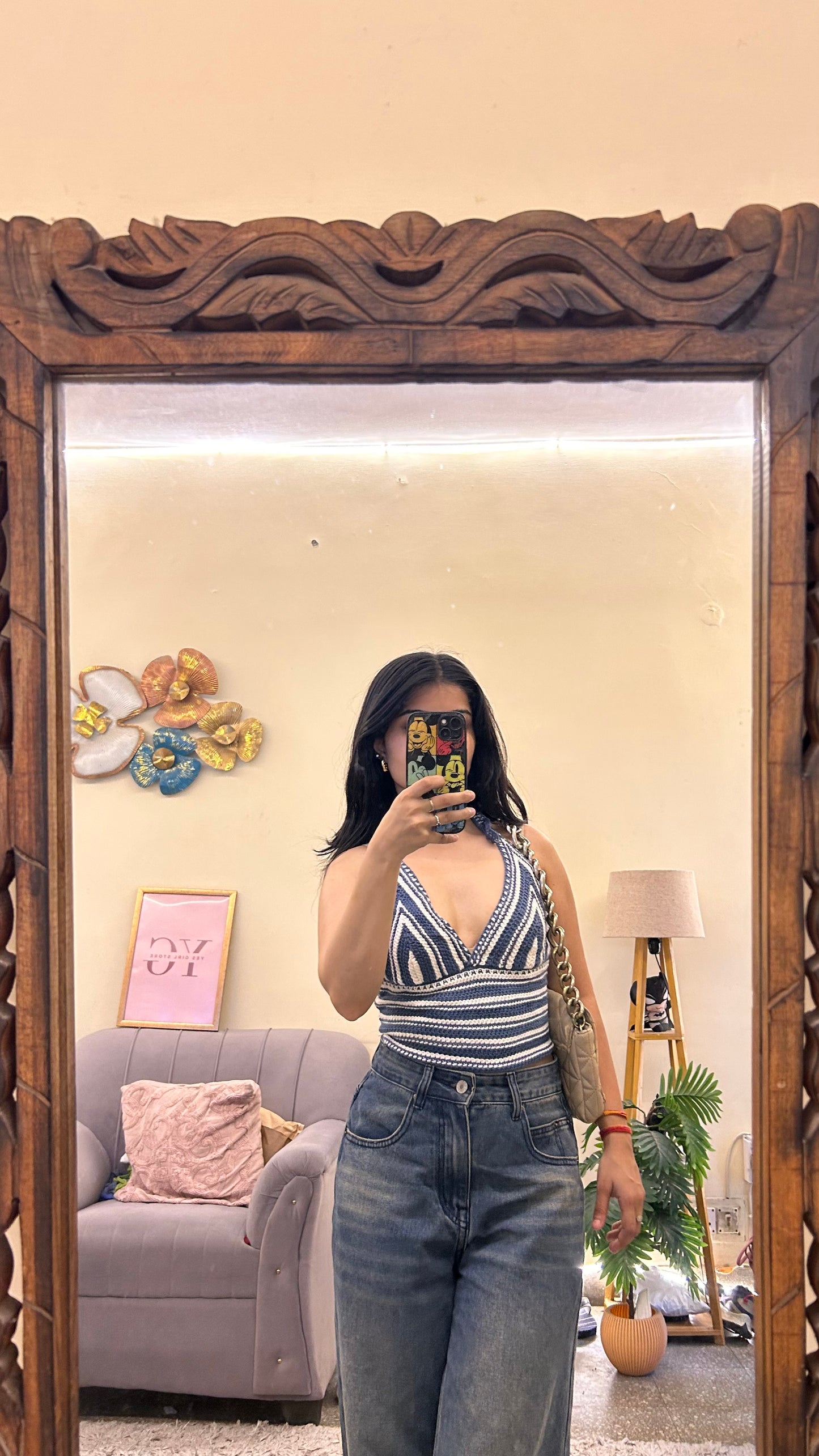 130)cute tops🌸32-34 top
