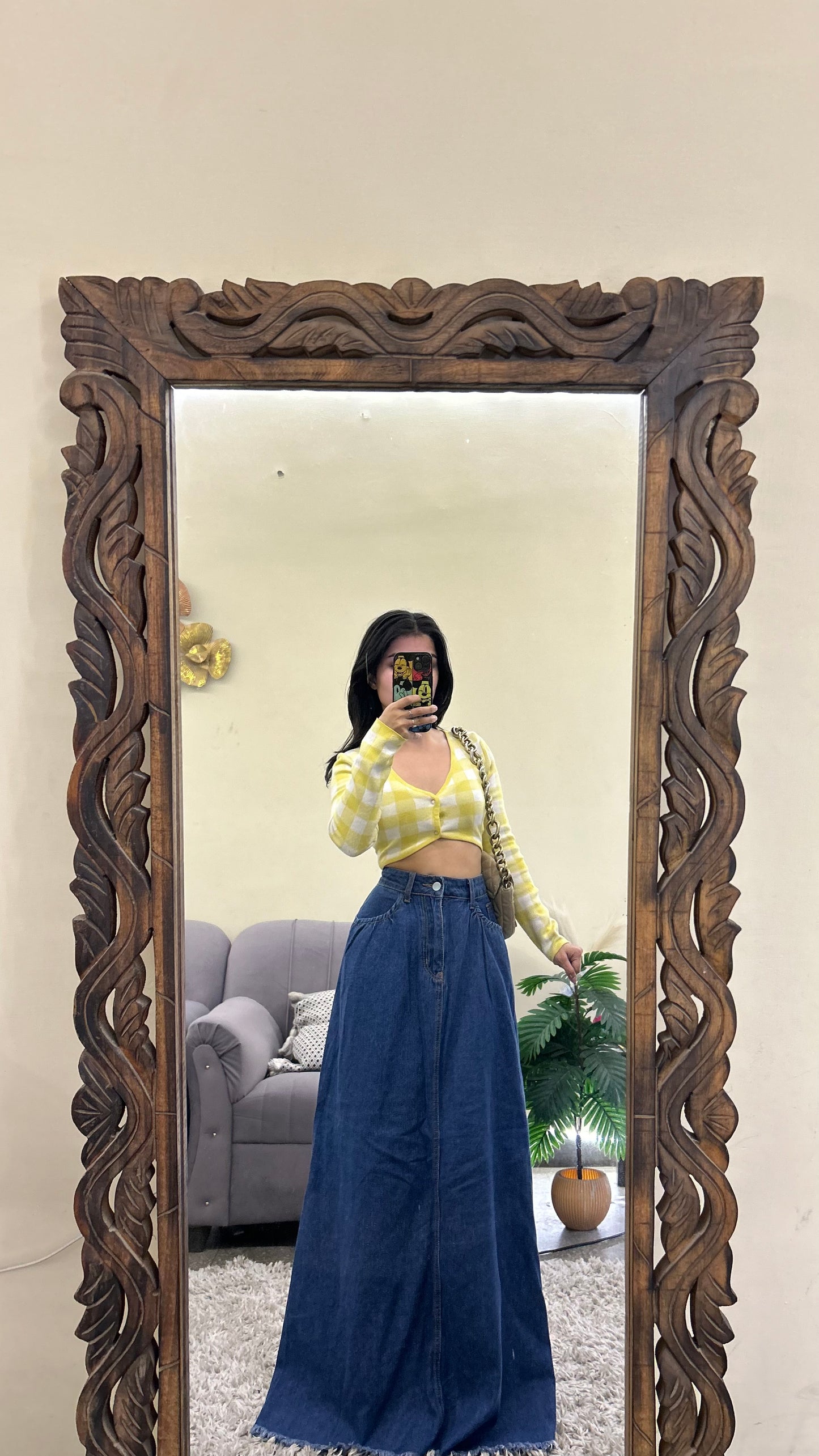 31) Korean skirt 28 waist/l:40