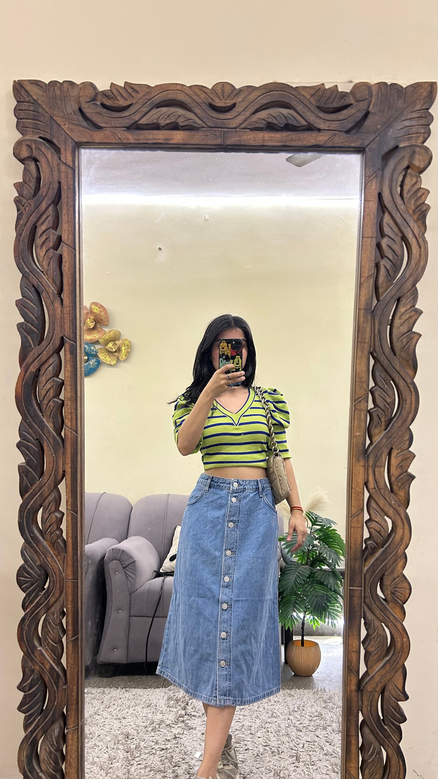 101) korean skirt 34 waist/l:26