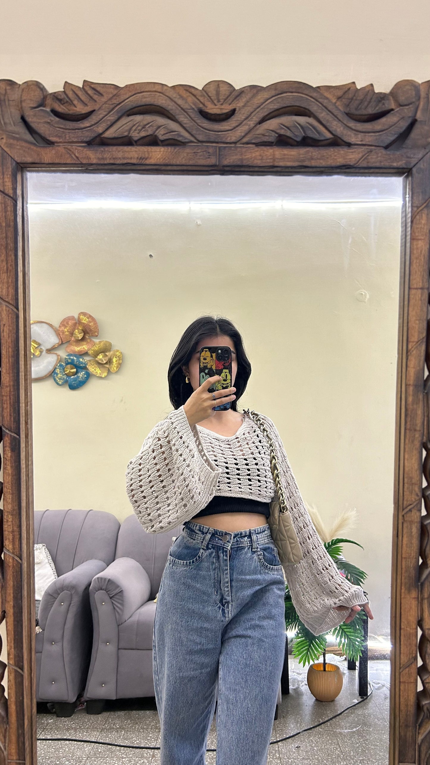 Crochet top m-l