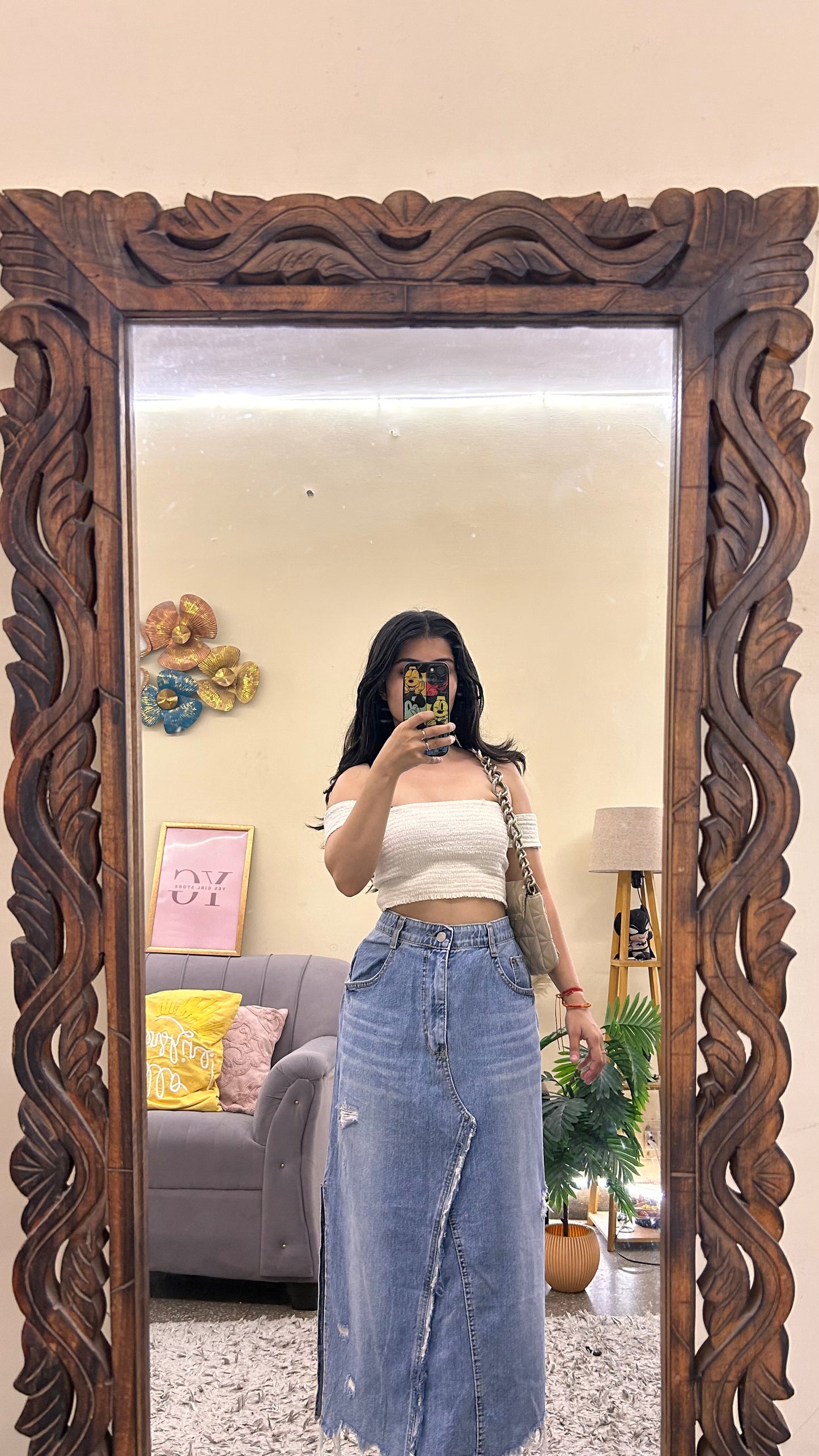 9)korean skirts waist - 32/L 32