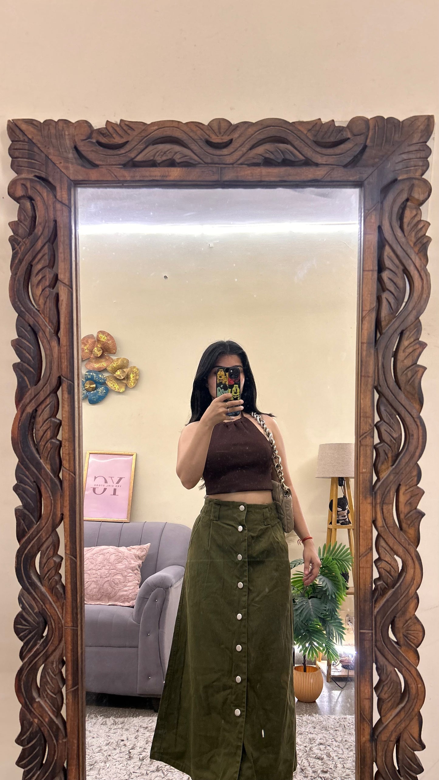 4)korean skirts waist - 28/L 30