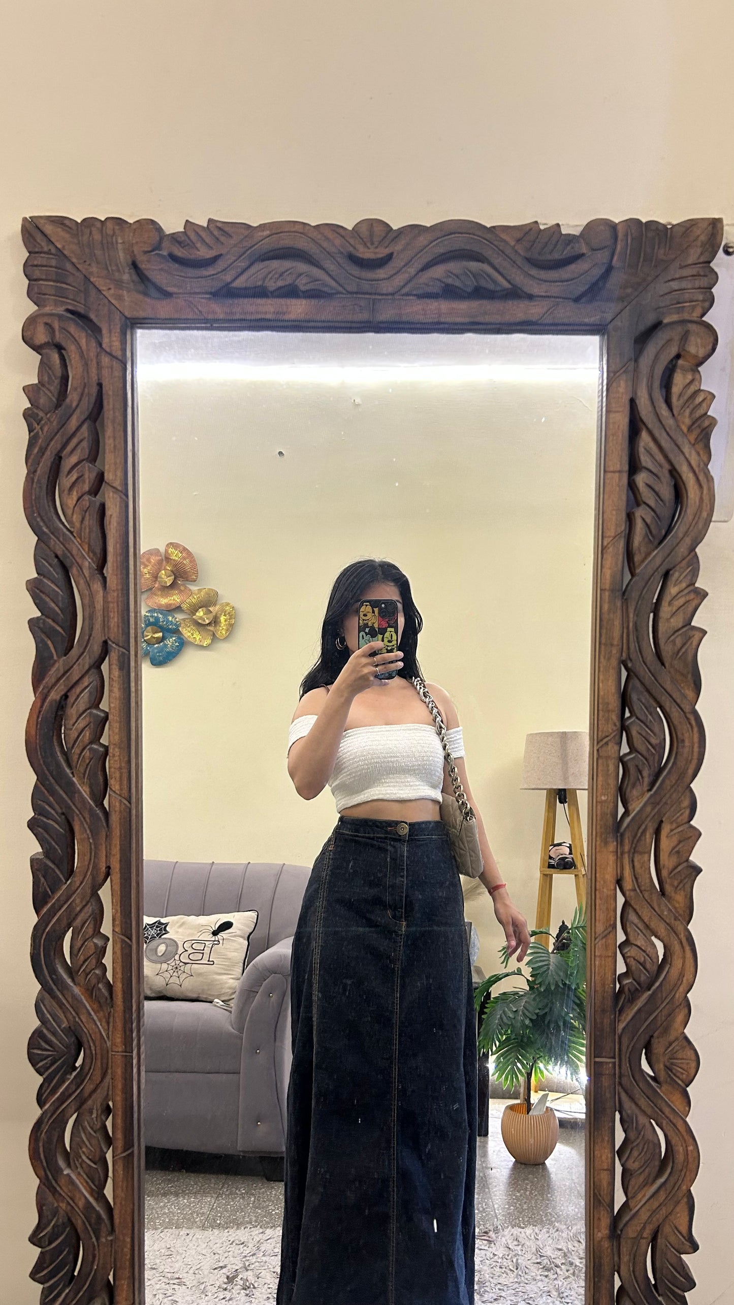 118) Korean skirt 35 waist/l:36