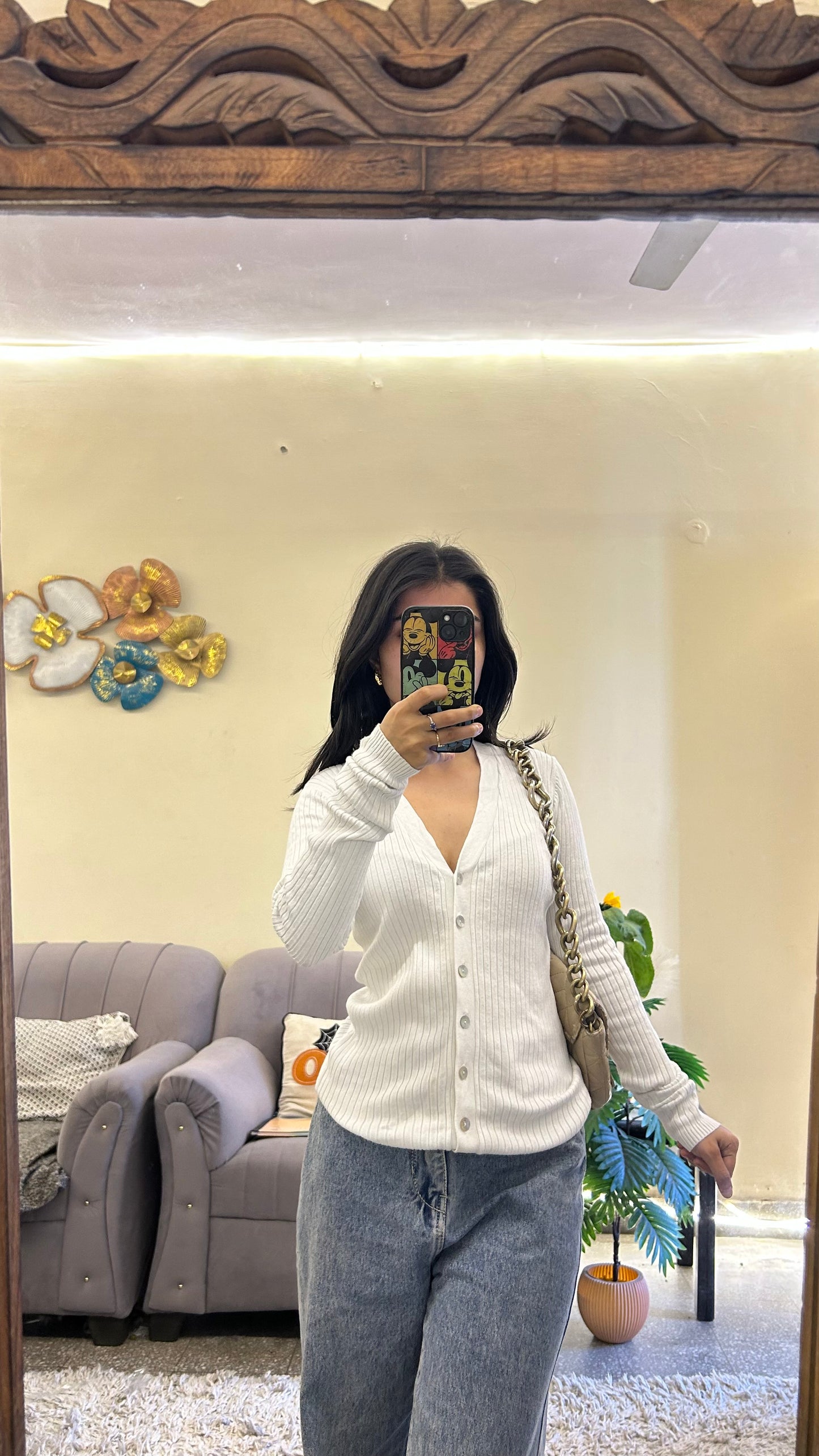 Cute top thrifted 32-34 bust