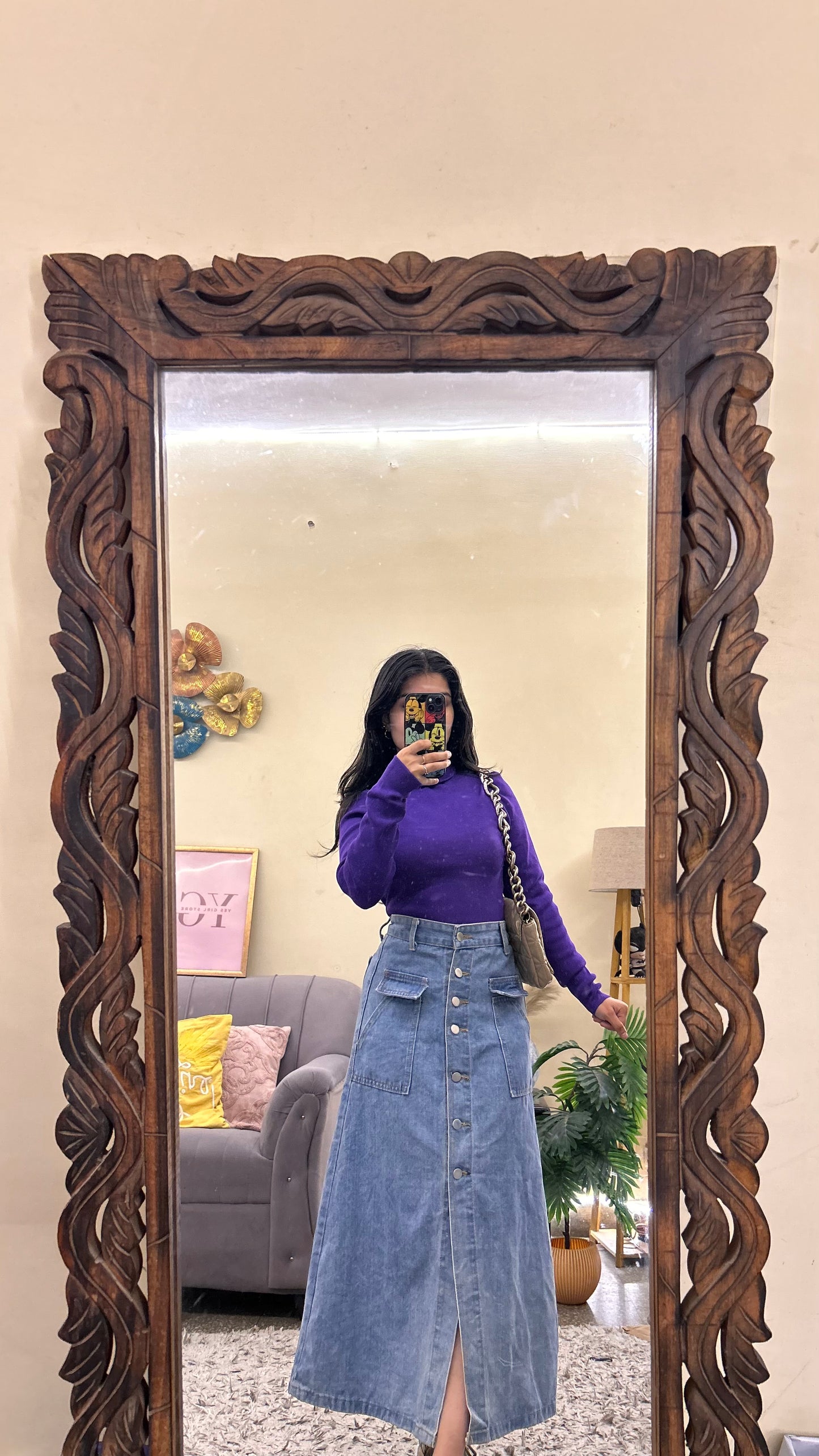 28)korean skirts waist - 29/L 33