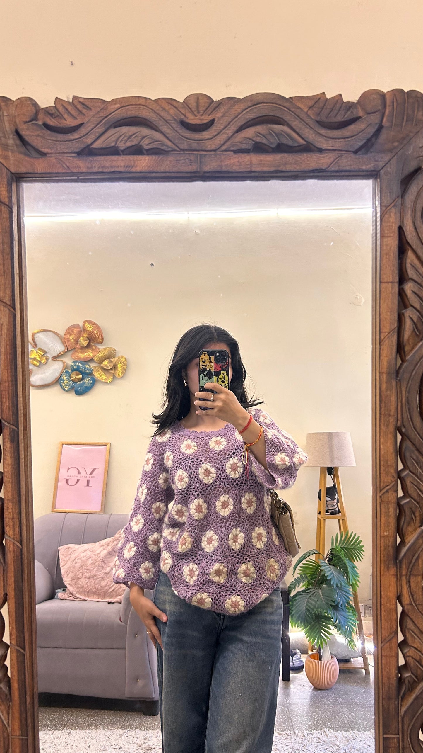 52) Semi winter cute tops🌸 warm bust -30-32