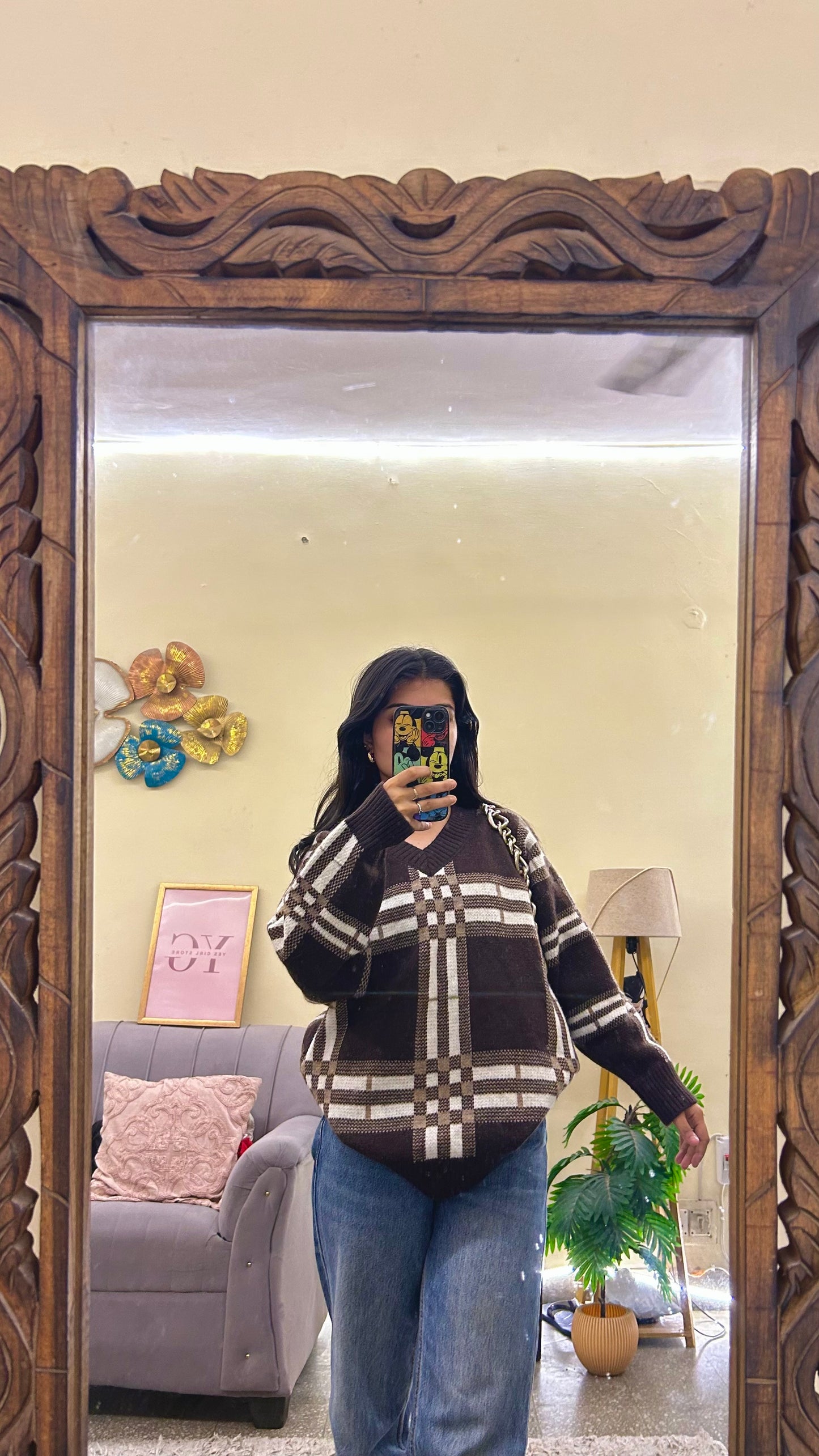 35)pintrest sweater size: S-M