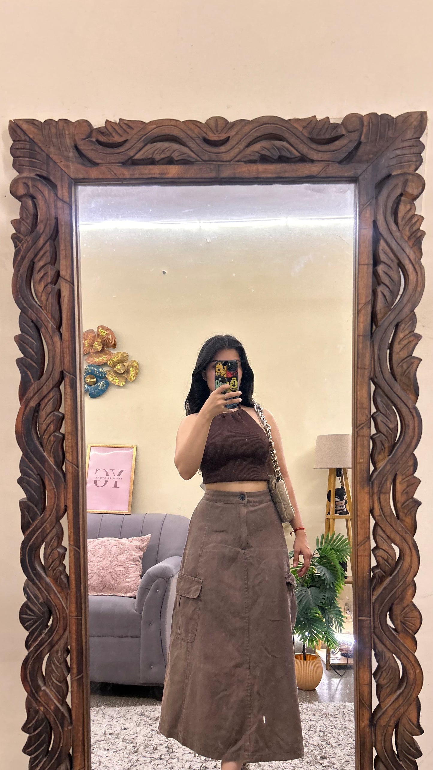 24s)korean thrifted skirts waist - 28/L 29