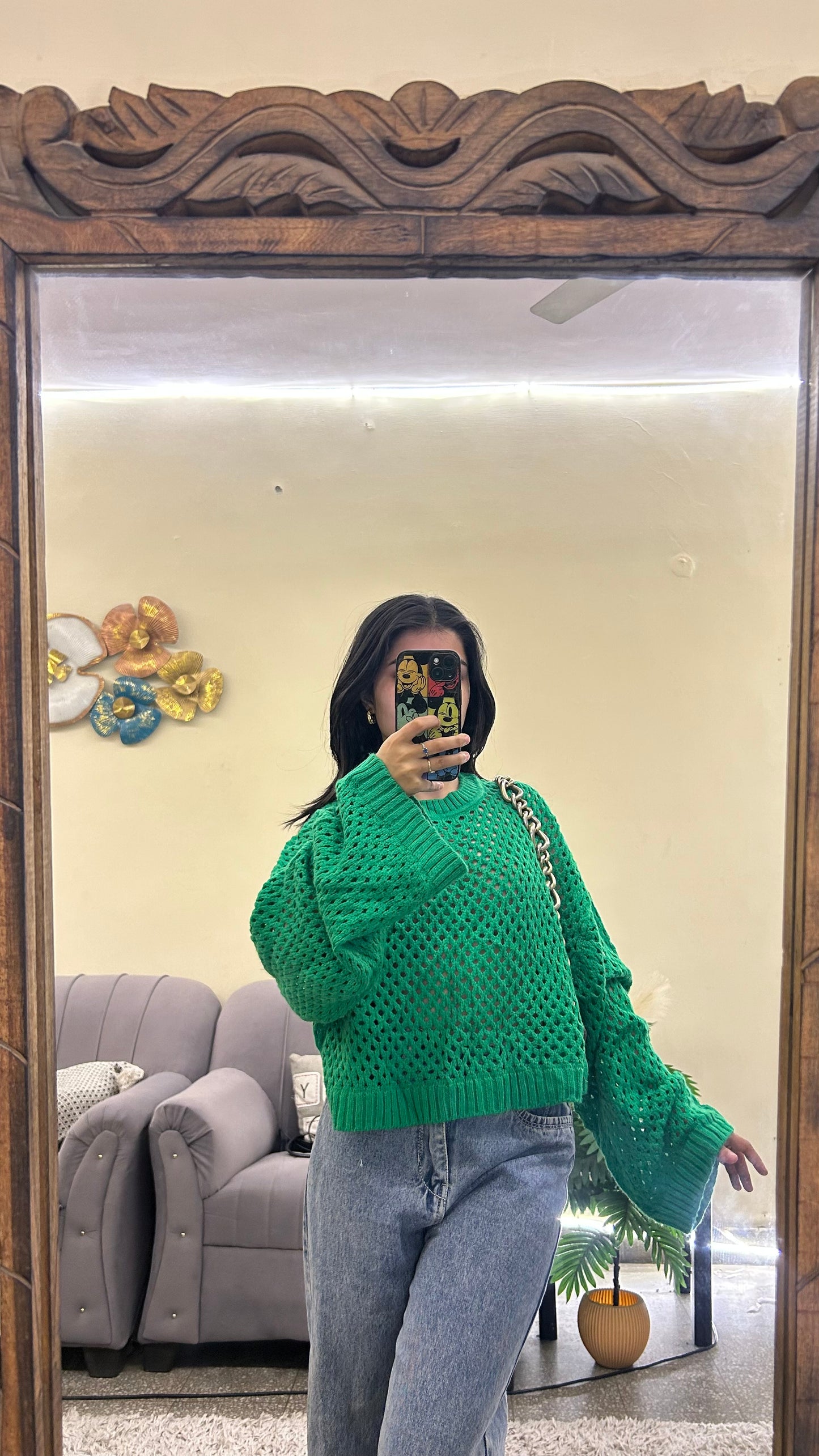 Cute crochet top 34-36 bust