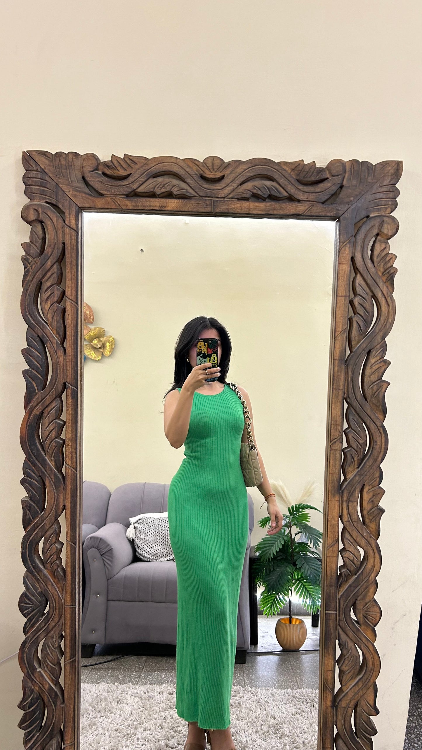 Thrifted Bodycon Dress 36-40 bust/l:41