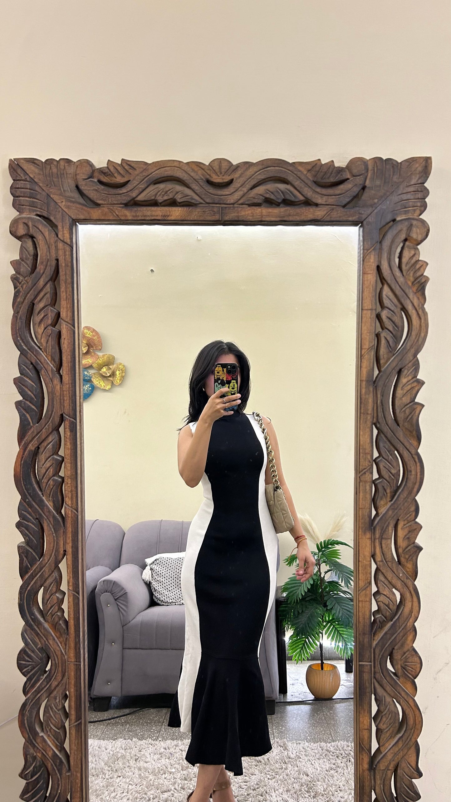Bodycon dress 32-34 bust/l:43