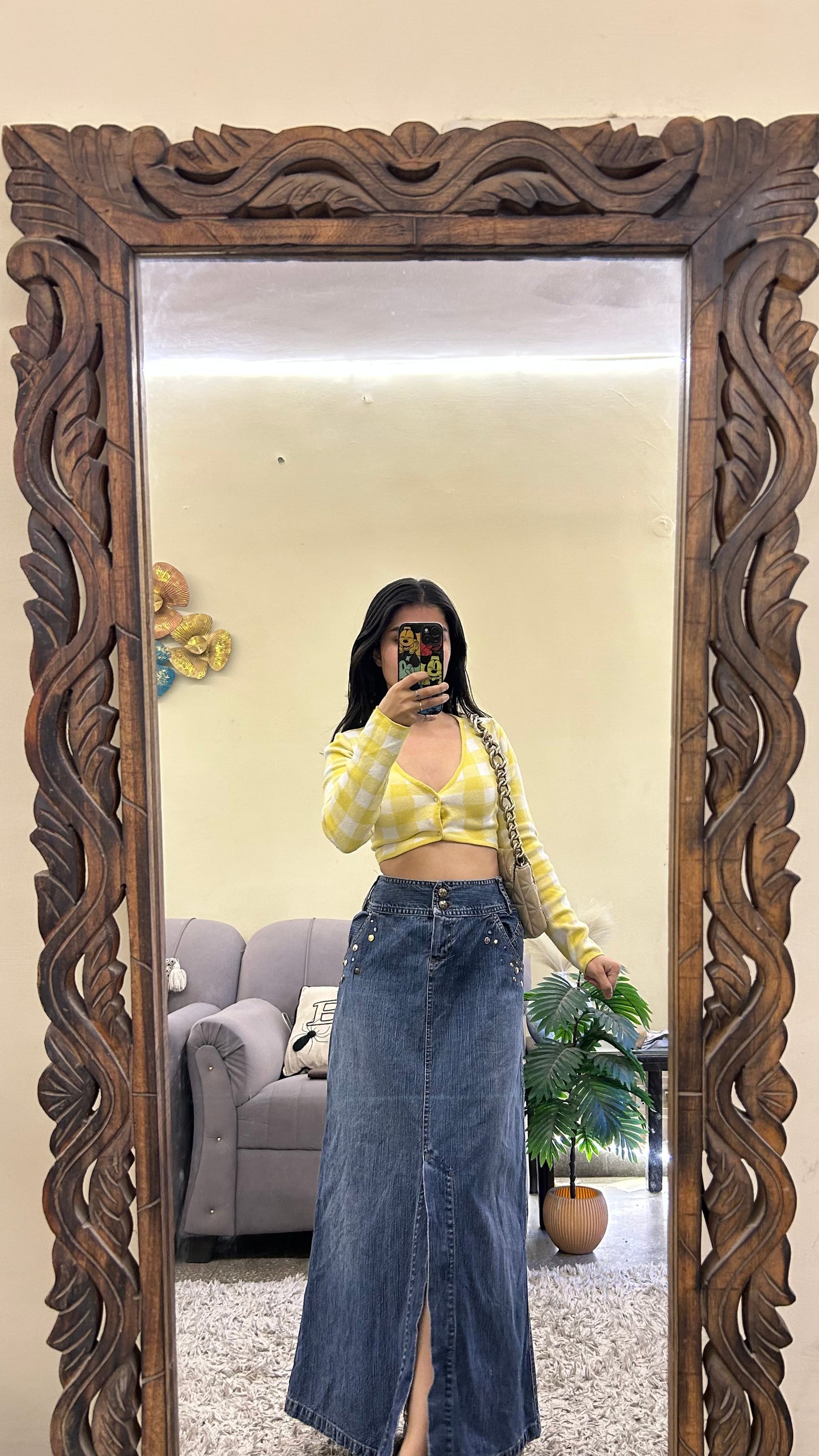 10) korean skirt 36 waist/l:34