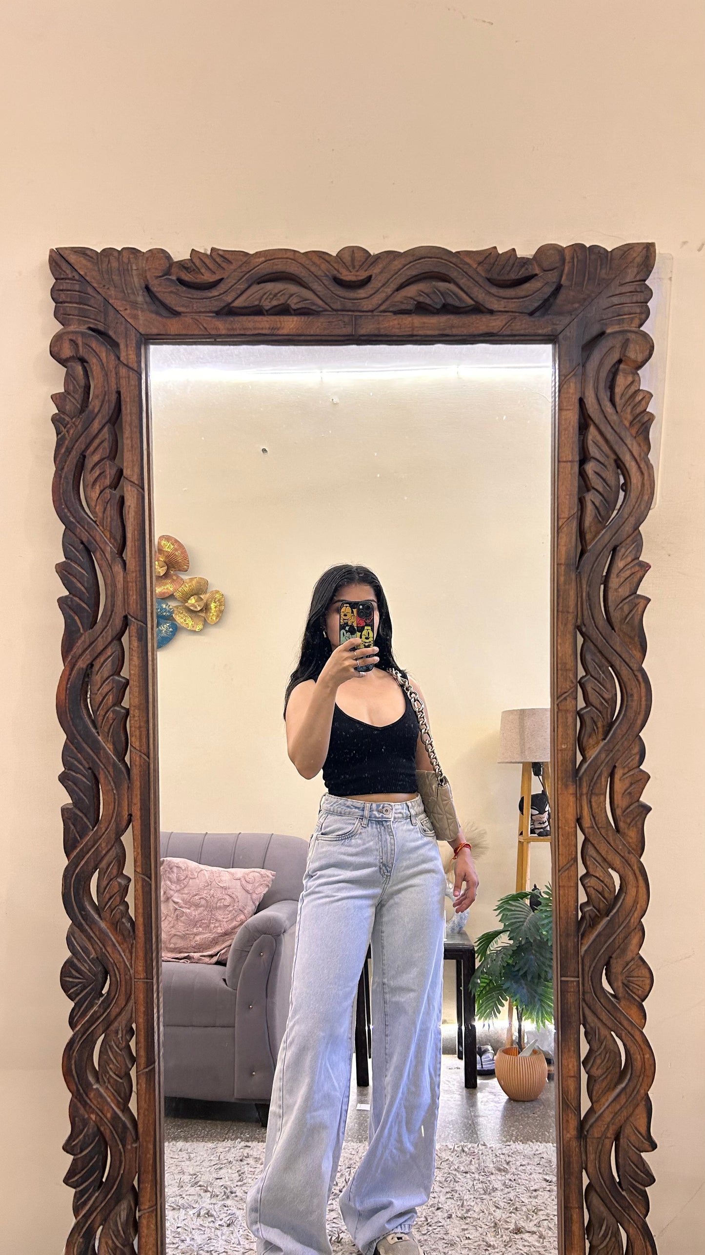 8) thrifted jeans waist - 26/ L-41