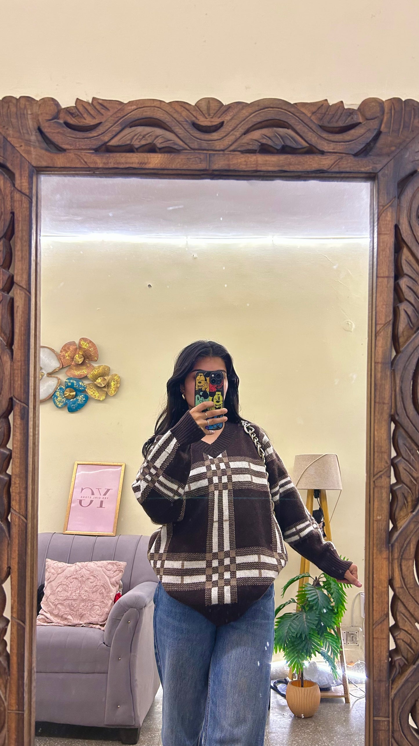 35)pintrest sweater size: S-M