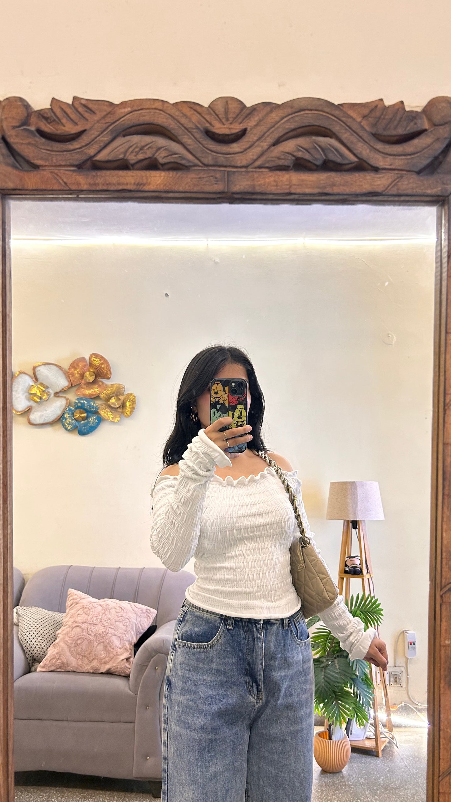 18) cute top zara 34-36 bust