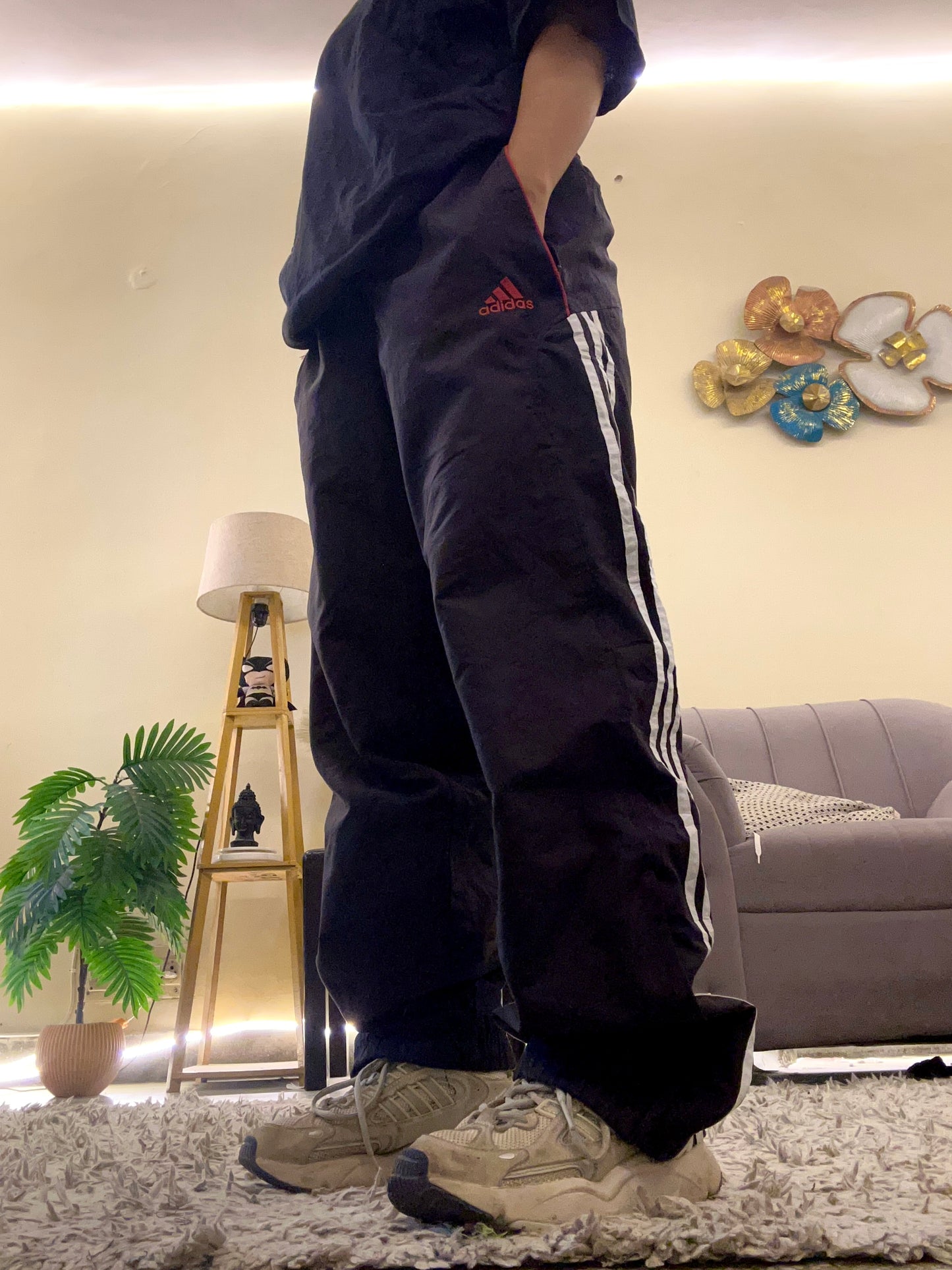 Adidas unisex trackpants 34-38 waist/l:40 /hips:44