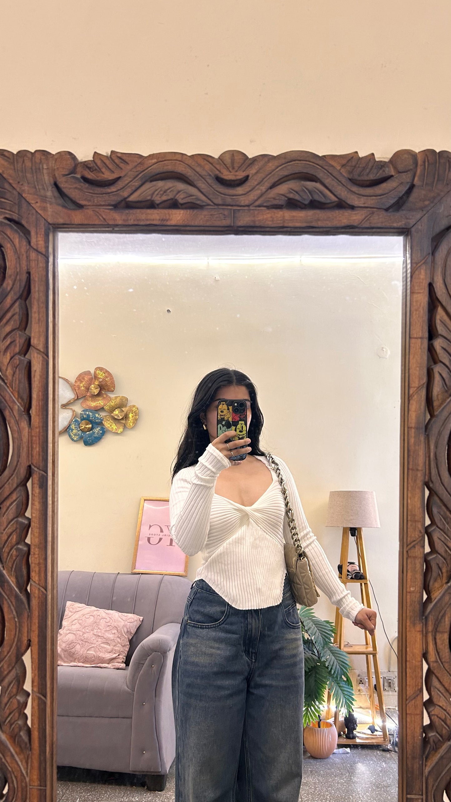 60)semi-winter cute top bust- 28-32